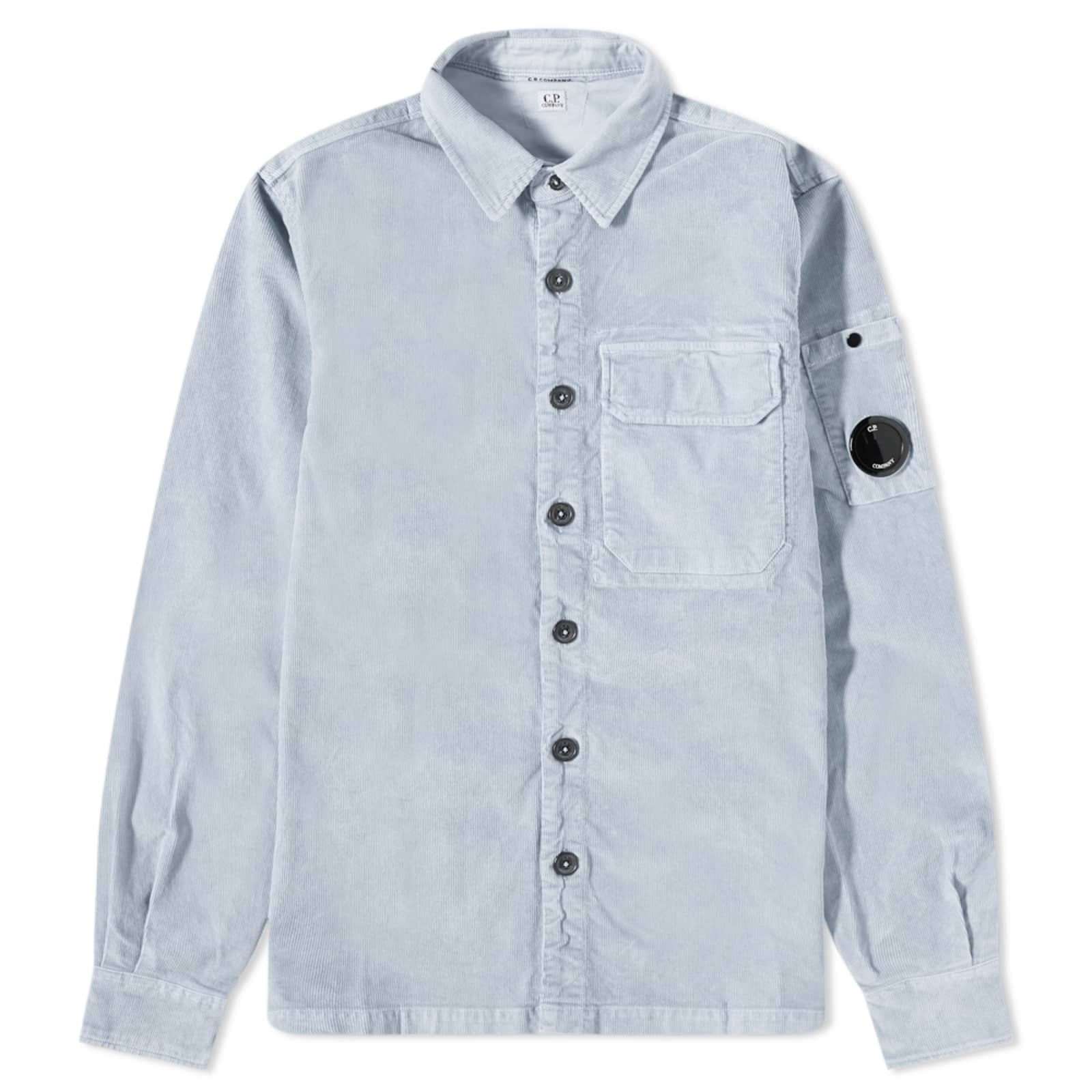 CP Company Cord Lens Overshirt - Lightweight Water-Resistant Jacket for Men | Urban Streetwear & Outdoor Adventures