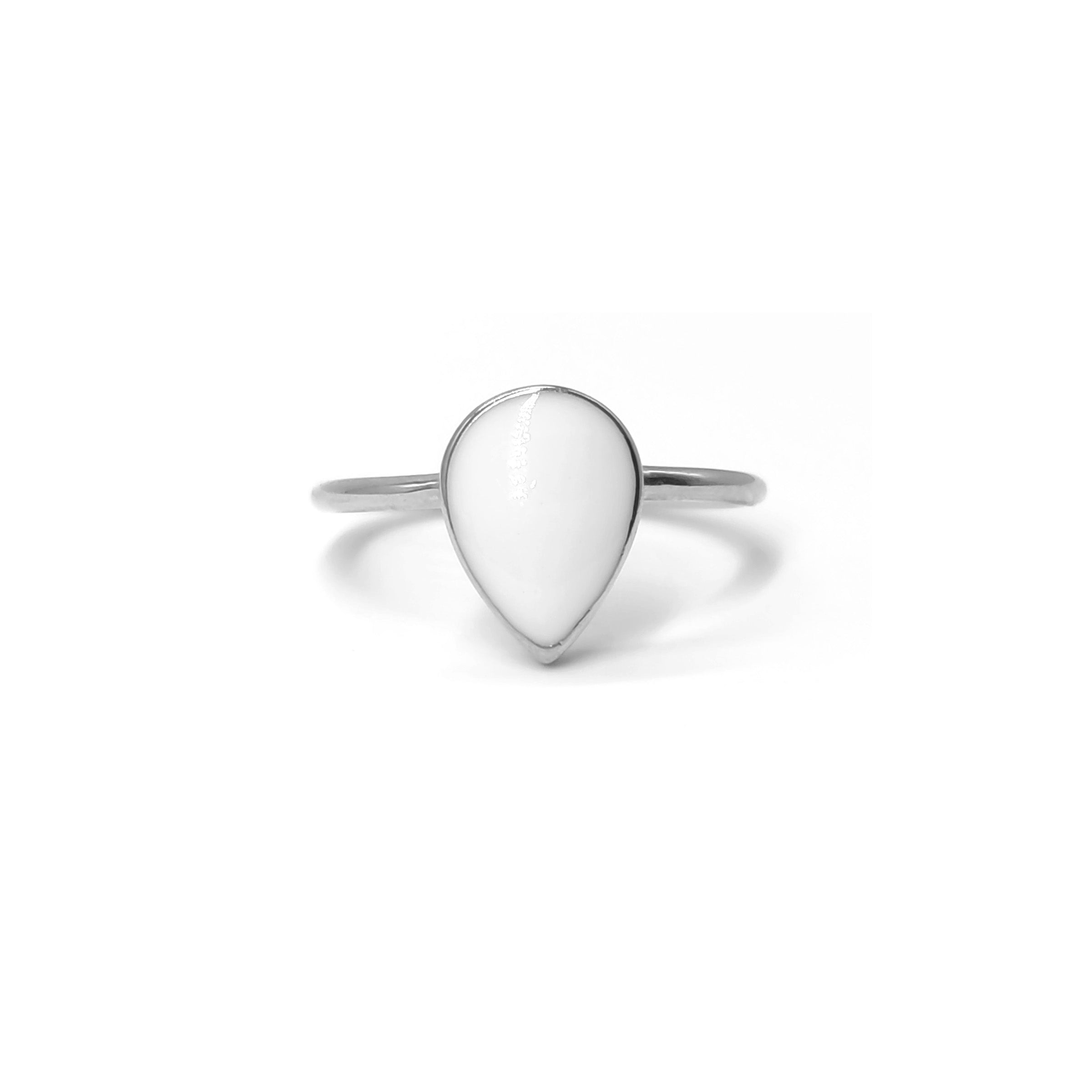 Milky Drop Breast Milk Ring - Keepsake Jewelry for Nursing Moms - Perfect for Breastfeeding Memory, New Mom Gift & Postpartum Jewelry - Ideal for Mother's Day, Baby Shower & Nursing Appreciation