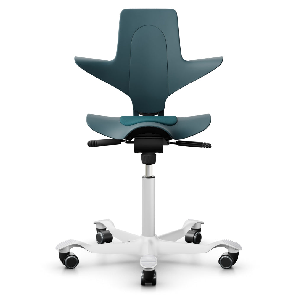 HÅG Capisco 8010 Ergonomic Saddle Chair - Adjustable Height & Tilt for Office & Home Workspace - Perfect for Standing Desks, Computer Work & Creative Studios