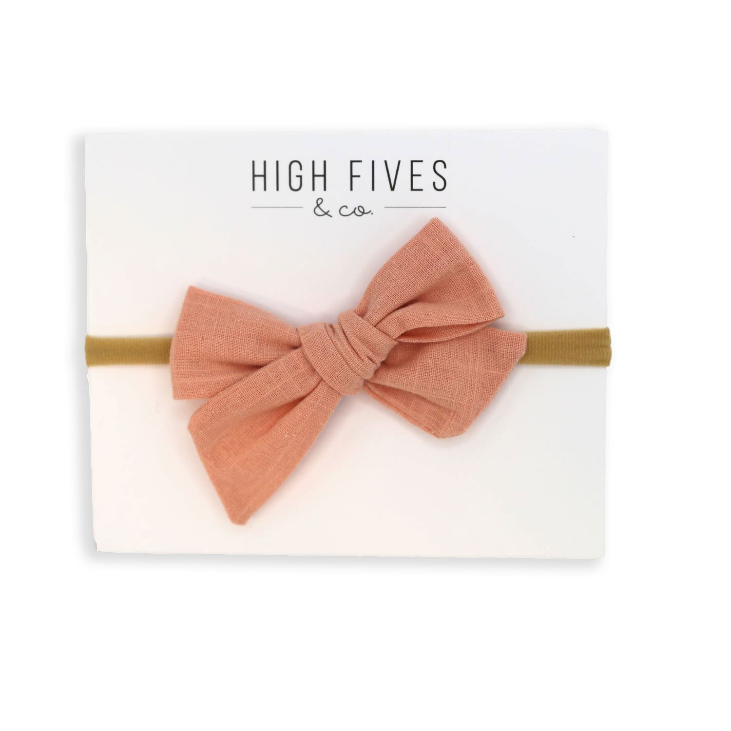 Linen Bow Nylon Headband for Women - Soft Stretch Hair Accessories for Workout, Yoga, and Everyday Style
