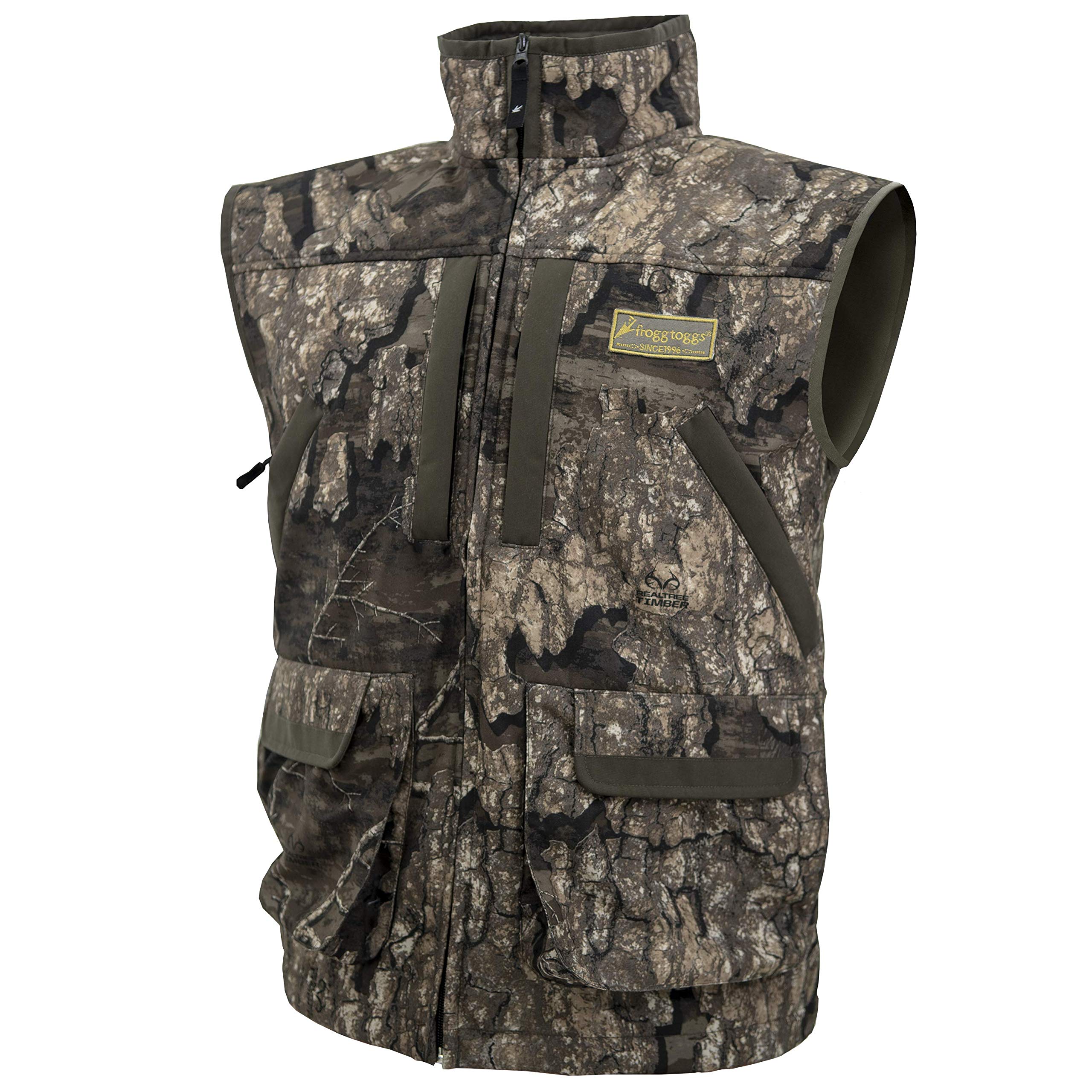FROGG TOGGS Men's Pilot Fleece Vest - Lightweight Warm Winter Vest for Outdoor Activities, Hunting & Casual Wear