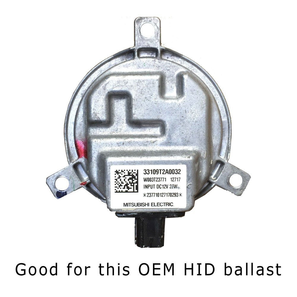 2-Pack 9005/9006 HID Ballast Power Cord Wires - Compatible with Acura, Honda, Mitsubishi, Mazda - OEM Replacement for Headlight Installation & Repair