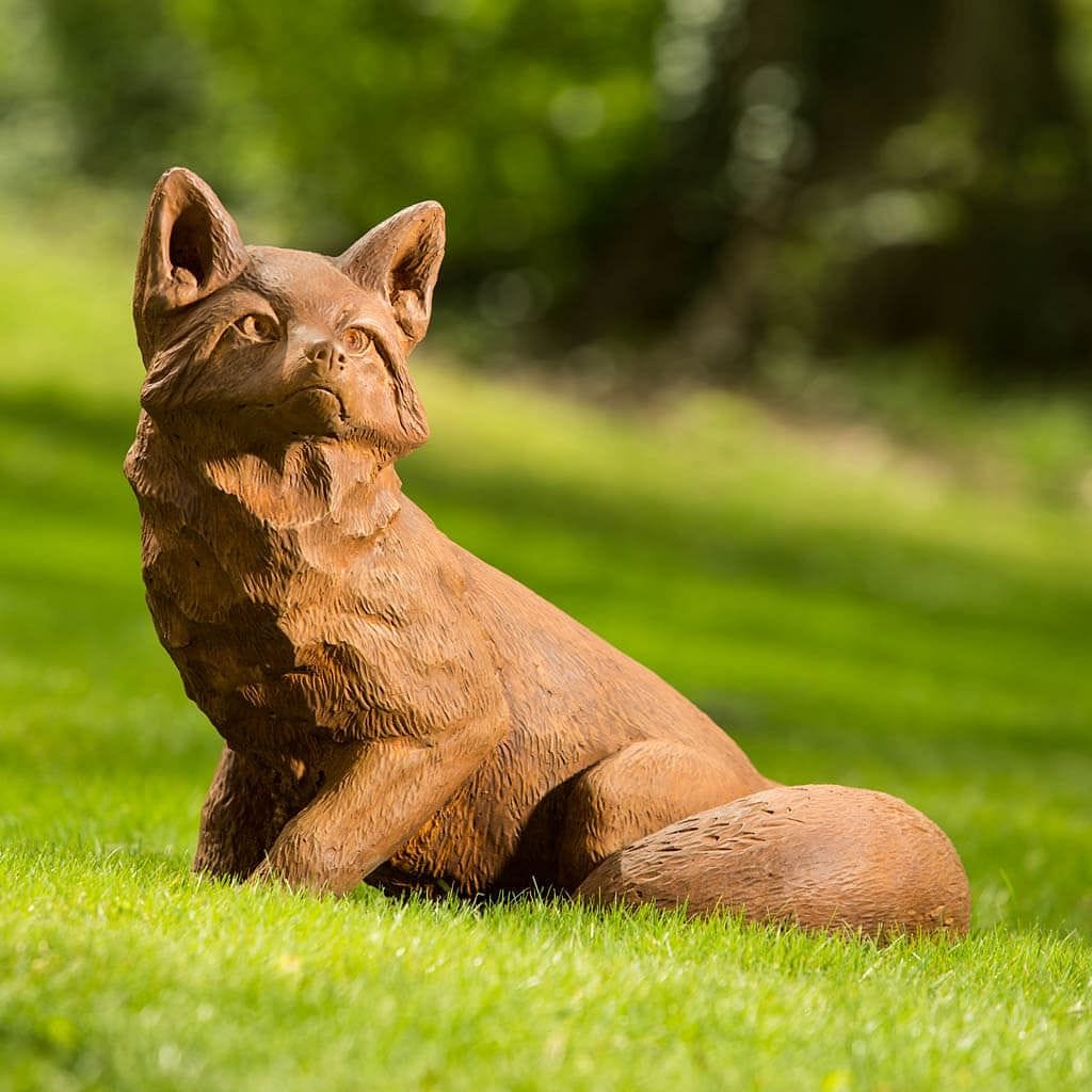 Noble Fox Statue - Elegant Home Decor for Living Room, Office & Garden | Campania International