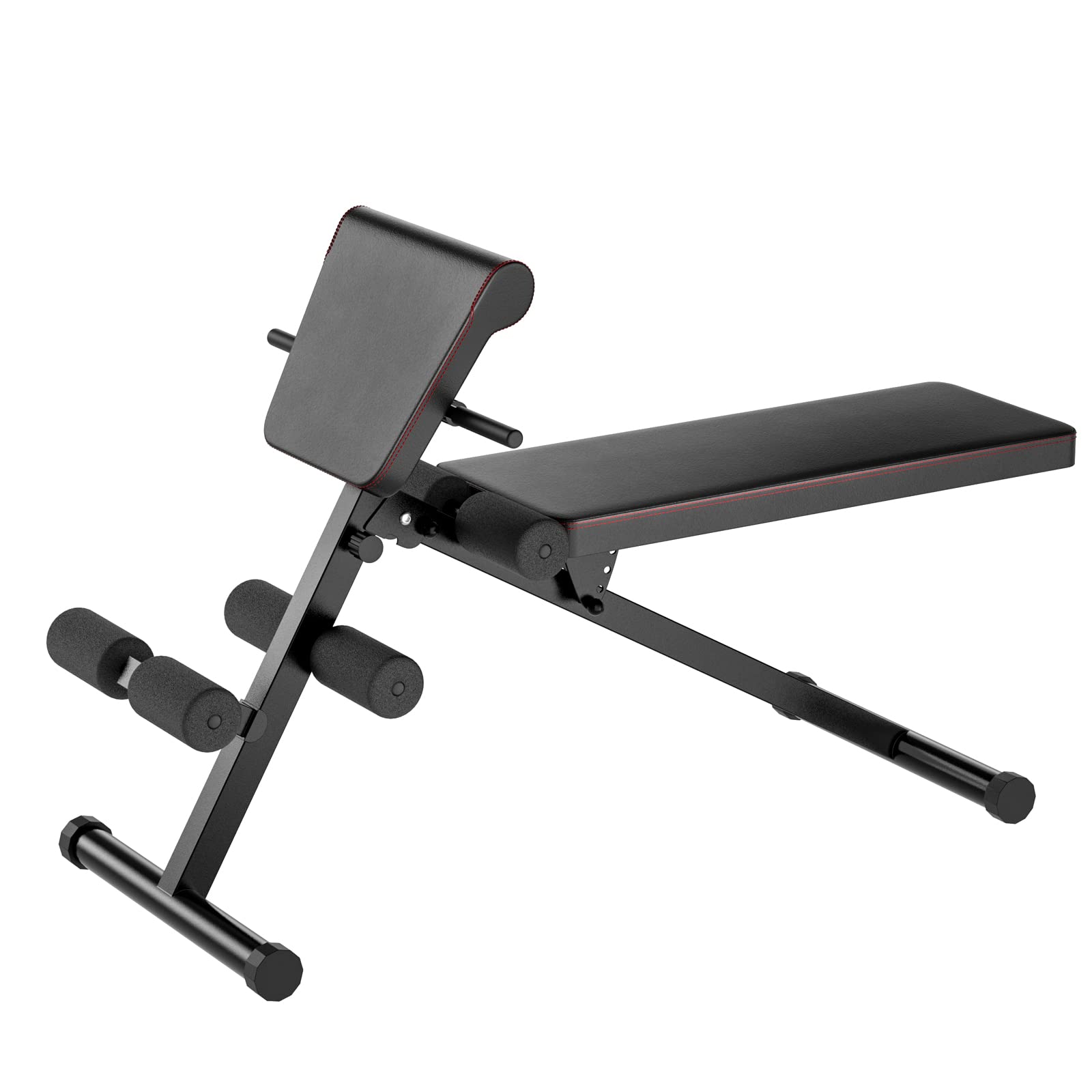 Foldable Multifunctional Roman Chair & Hyperextension Bench - 400lbs Weight Capacity for Home Gym, Core & Back Workouts, Abdominal Exercise & Strength Training - Perfect for Fitness Enthusiasts & Home Workouts