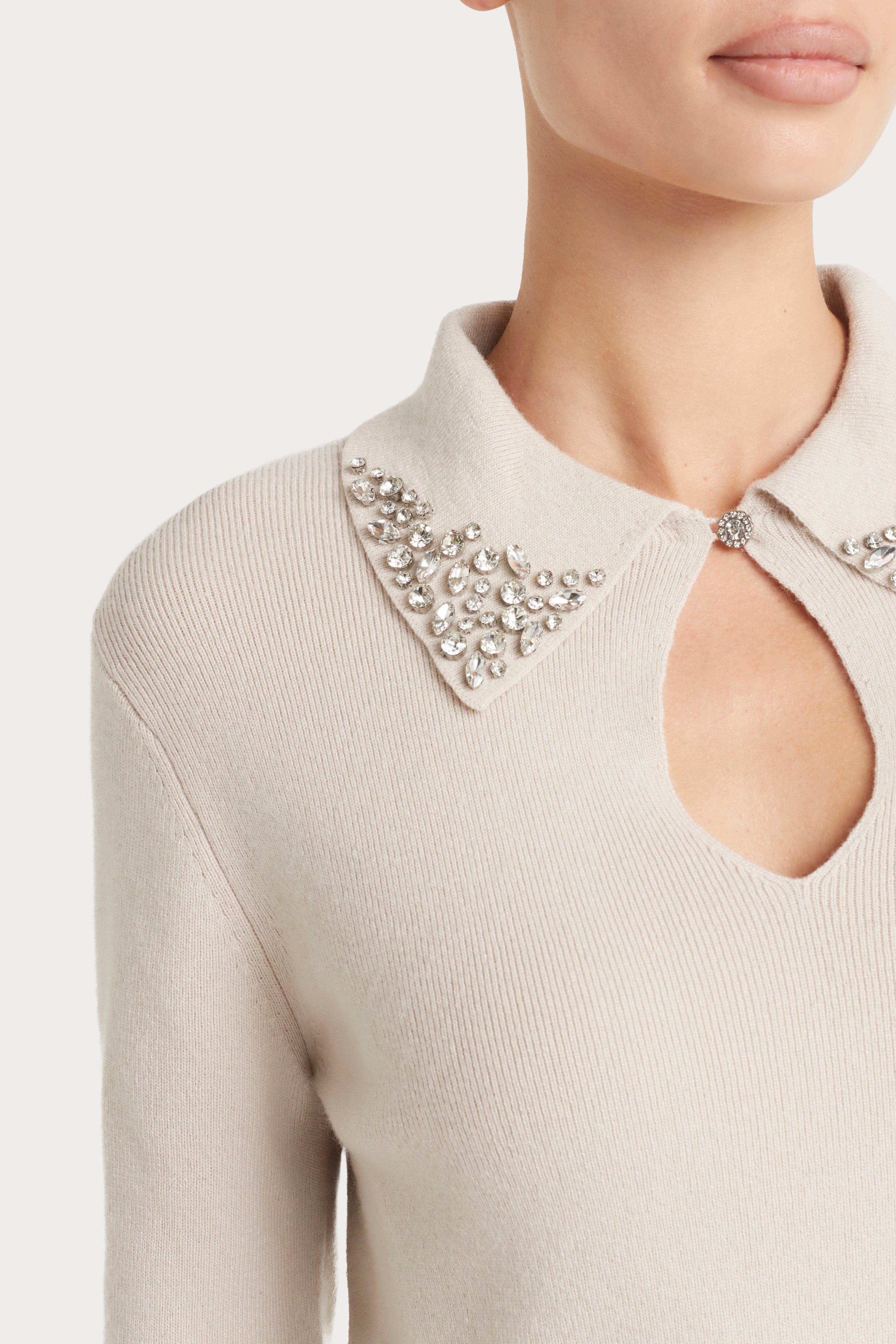 Husk Jewel Collar with Natural Stone - Elegant Dog Necklace for Small to Medium Dogs | Perfect for Pet Fashion, Daily Walks & Special Occasions
