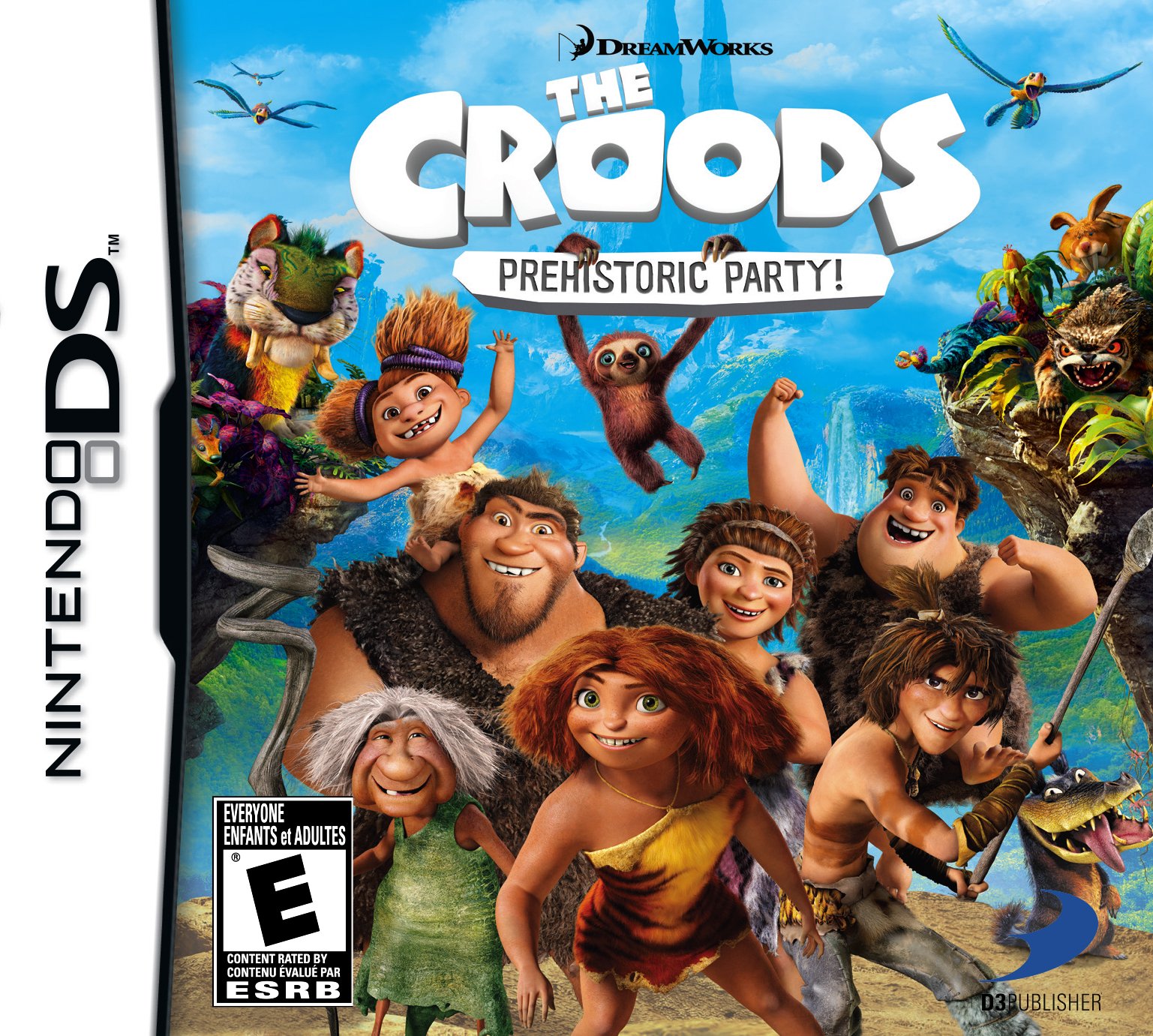 The Croods: Prehistoric Party! - Nintendo DS Game - Fun Family Adventure for Kids & Adults - Perfect for Travel, Parties & Family Game Nights