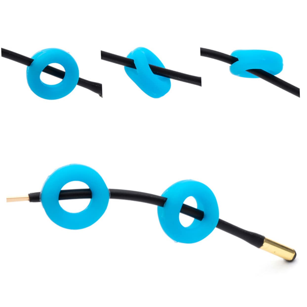 COLLBATH 7 Pairs Glasses Leg Covers - Anti-Slip Eyeglass Ear Hooks & Frame Fixers for Comfortable Wear - Perfect for Sports, Work & Everyday Use