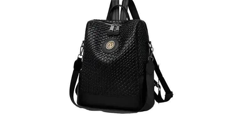 Luxury Designer Women's Backpack - Stylish Leather Laptop Bag for Work, Travel & College | Waterproof & Spacious