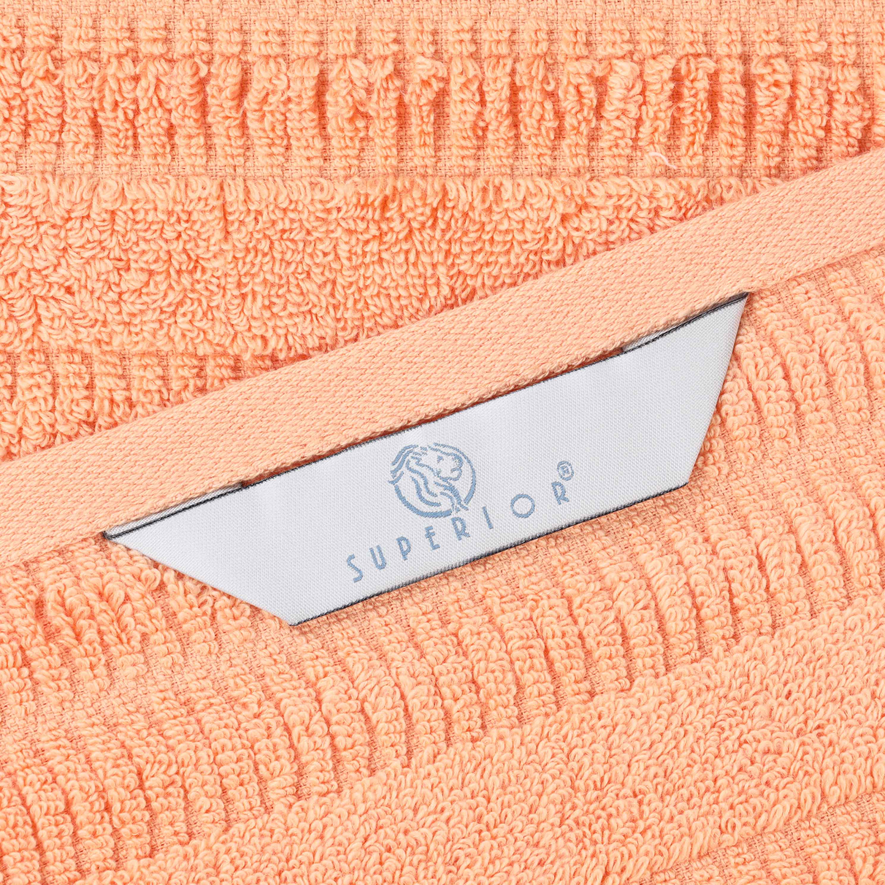 Premium 3-Piece Cotton Ribbed Towel Set - Soft, Absorbent & Quick-Drying Bath Towels for Spa, Gym & Luxury Home Use