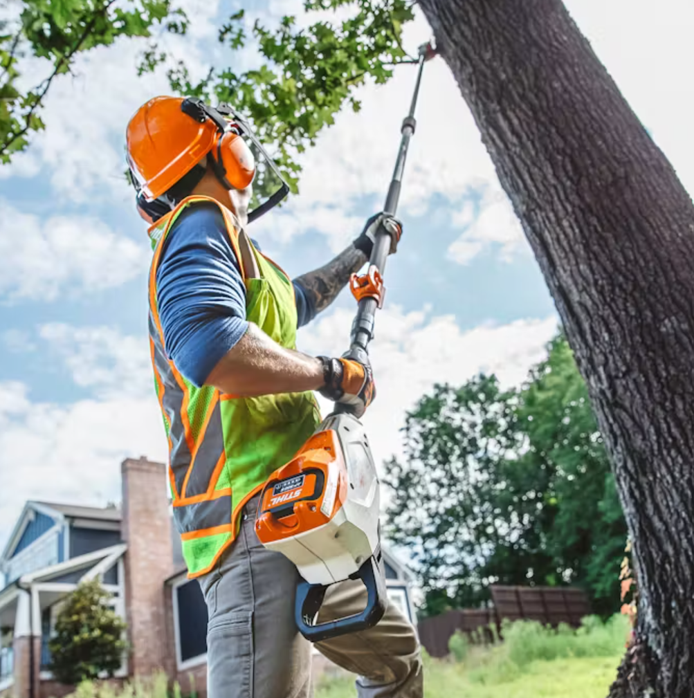 STIHL HT 135 Telescopic Pole Pruner - 12.5 ft Extendable Tree Trimmer with 2-Cycle Engine - Perfect for Tree Branch Cutting, Landscaping & Garden Maintenance