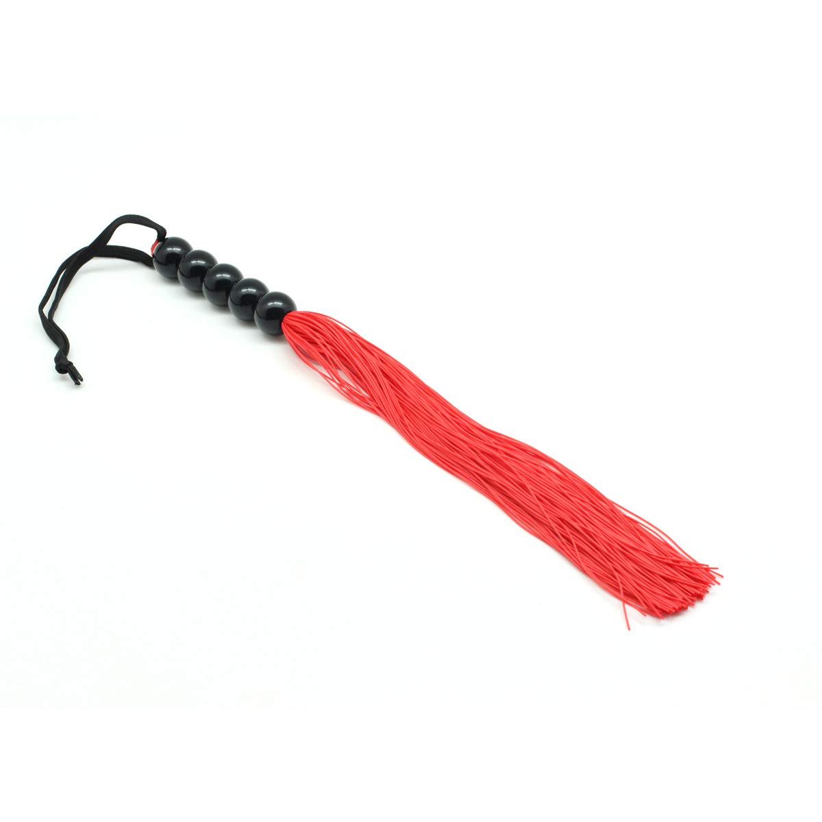 Super Soft 15 Inch Rubber SM Spanking Flogger Whip - BDSM Toy for Beginners & Couples, Adult Sex Toy (Red) - Perfect for Sensual Play, Spanking & Roleplay Scenes