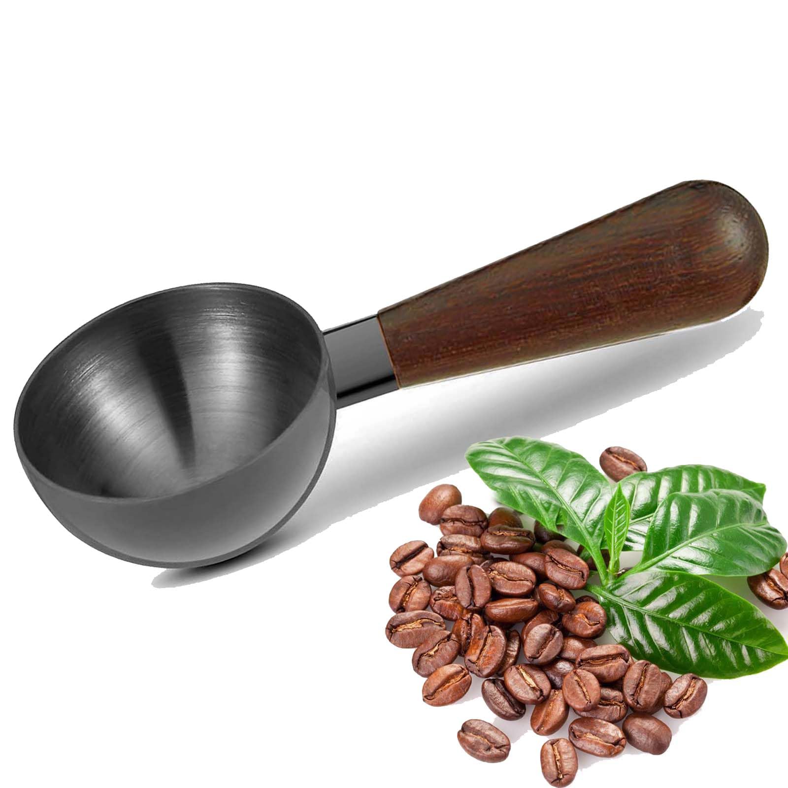 Premium 10g Silver Coffee Scoop by Minos - Perfect for Measuring Coffee Grounds for Espresso, French Press & Drip Coffee Makers