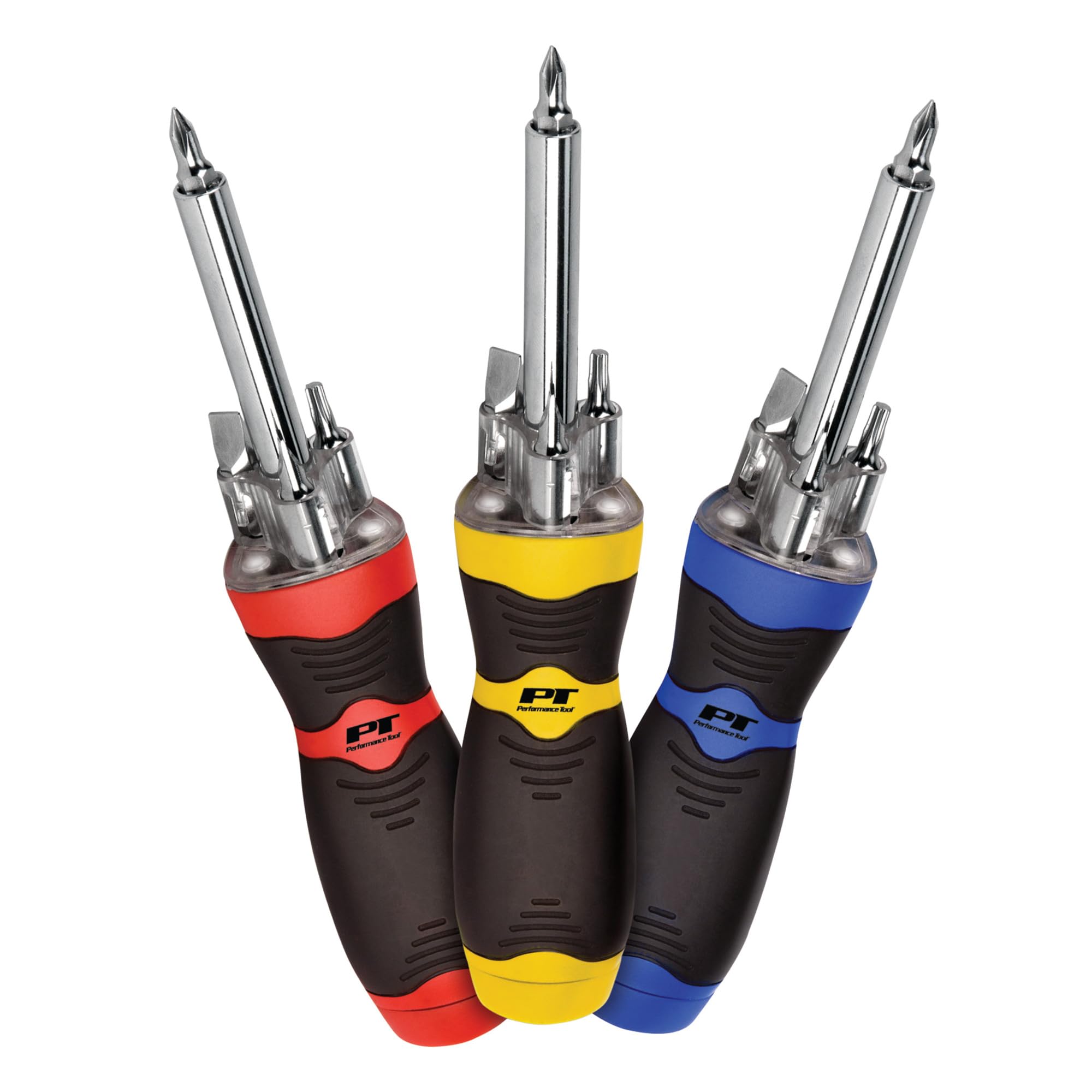 Performance Tool W9193 LED Bit Driver - 1 Piece Magnetic Screwdriver with Bright Light for Precision Work | Ideal for DIY, Electronics Repair & Home Improvement Projects