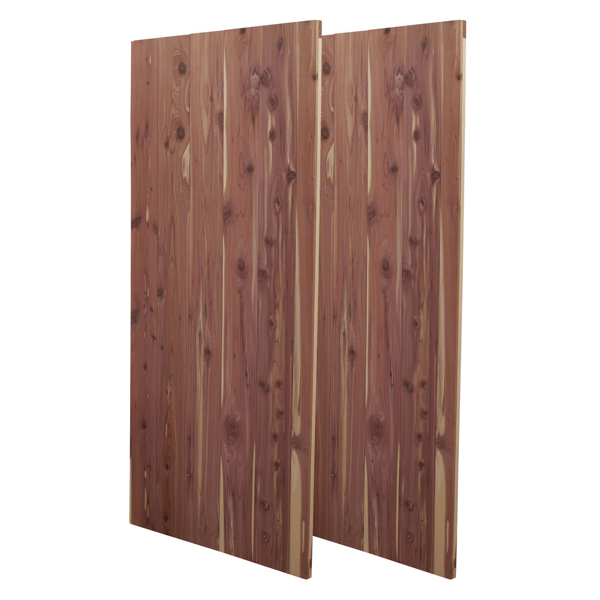 Premium Large Cedar Wood Panels for Home & DIY Projects - 2 Pack (42