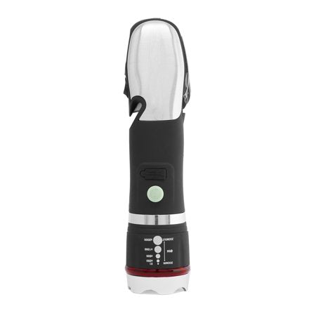 Commando LED Flashlight - High Lumens, Rechargeable, Waterproof Tactical Light for Camping, Hiking & Emergency Use