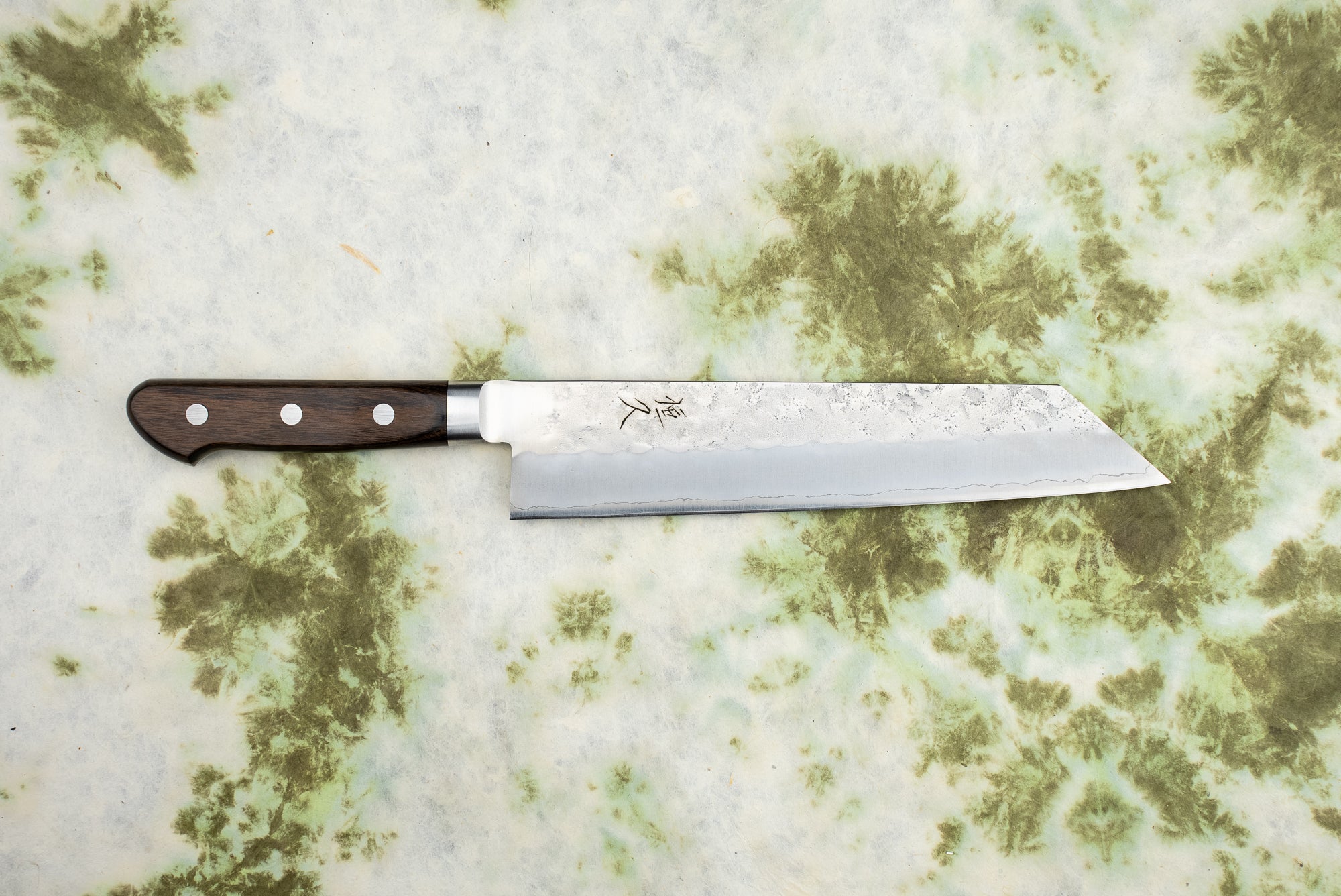Premium Tsunehisa Ginsan Hachi Nashiji Western Kiritsuke Gyuto 210mm Japanese Chef Knife - Perfect for Sushi, Meat Slicing & Professional Kitchen Use