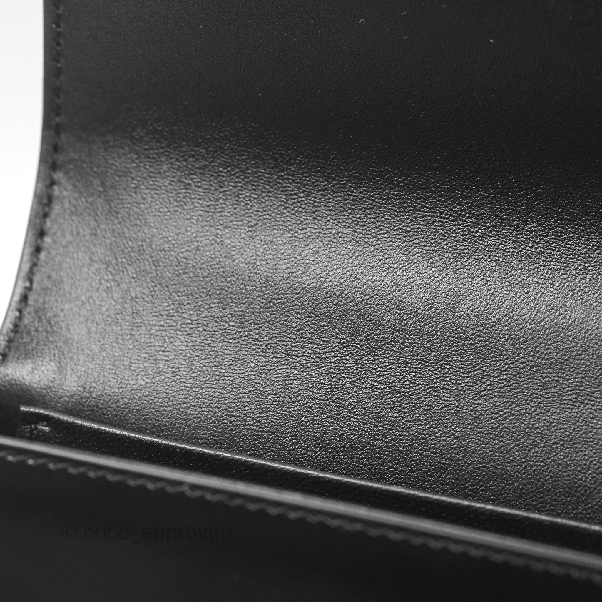 Celine Triomphe Chain Shoulder Bag in So Black Shiny Calfskin Leather - Elegant Crossbody Purse for Women, Perfect for Date Night & Evening Events