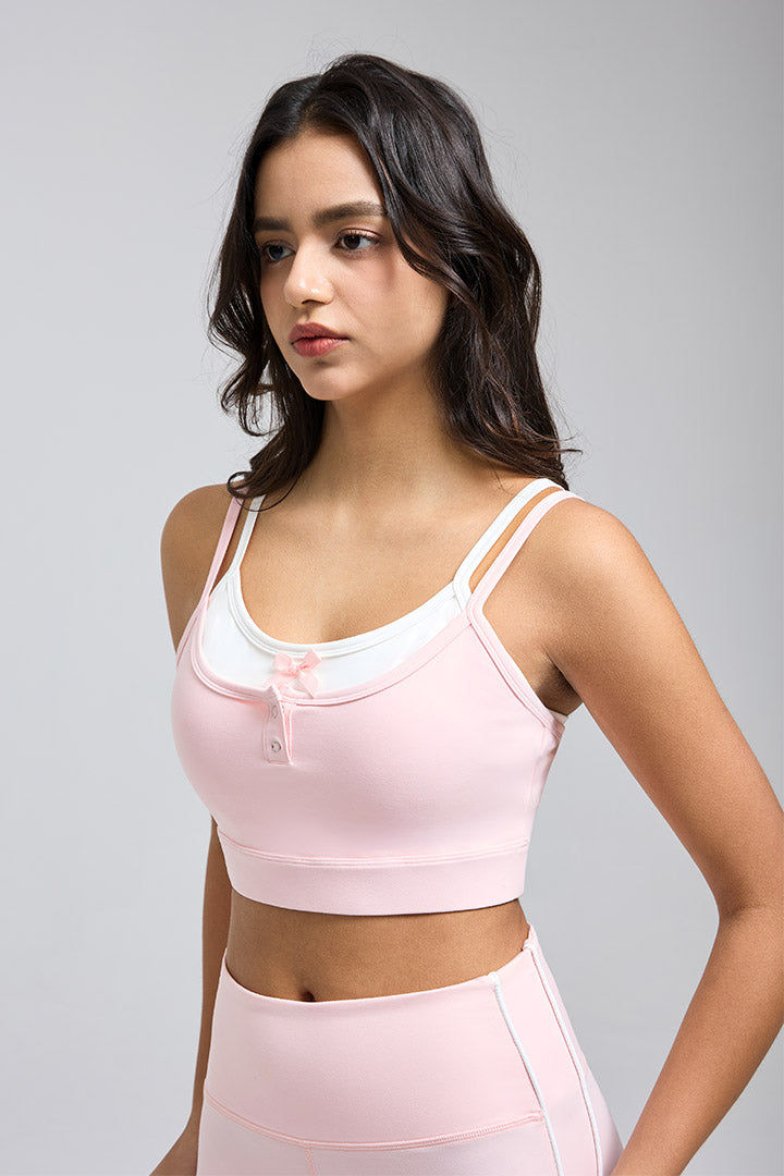 HiTense™ Double Layer Sports Bra for Women - High Impact Workout, Running, Yoga - Breathable & Supportive Activewear Top