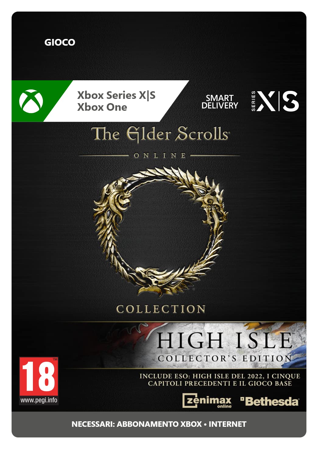 The Elder Scrolls Online Collection: High Isle - Collector’s Edition - Xbox One & Series X|S Digital Download Code | Epic Fantasy MMORPG Adventure for Solo & Multiplayer Gaming