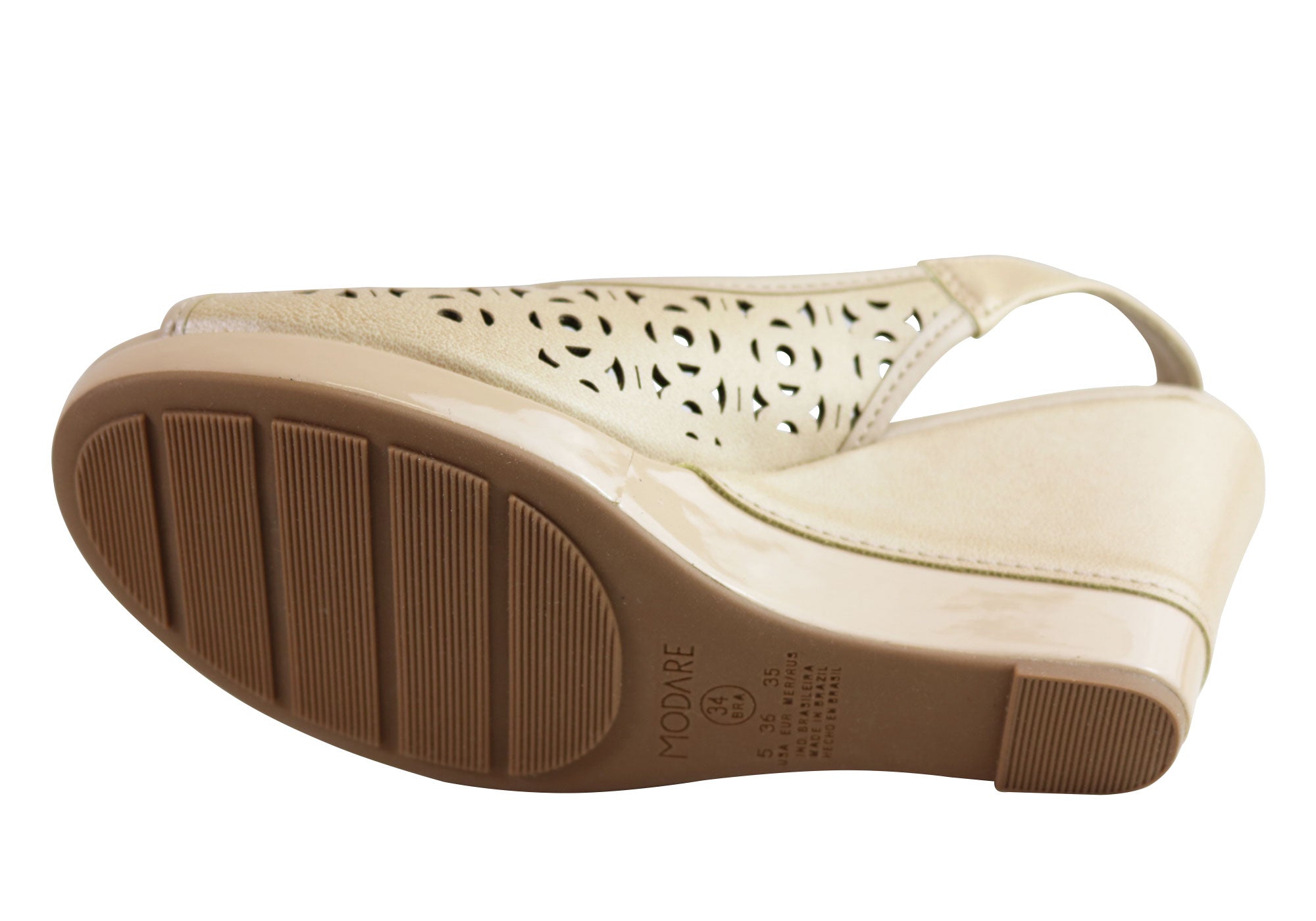 Modare Ultra Comfort EVA Women's Comfort Wedge Sandals - Made in Brazil - Perfect for Beach, Vacation & Summer Walking