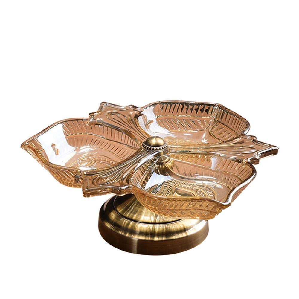 ZCHAN Creative Acrylic Multi-Section Snack Serving Tray Set - Divided Serving Dishes & Bowls for Parties, Candy, Nuts, Appetizers - Perfect for Entertaining, Birthday Events, Baby Showers & Home Decor