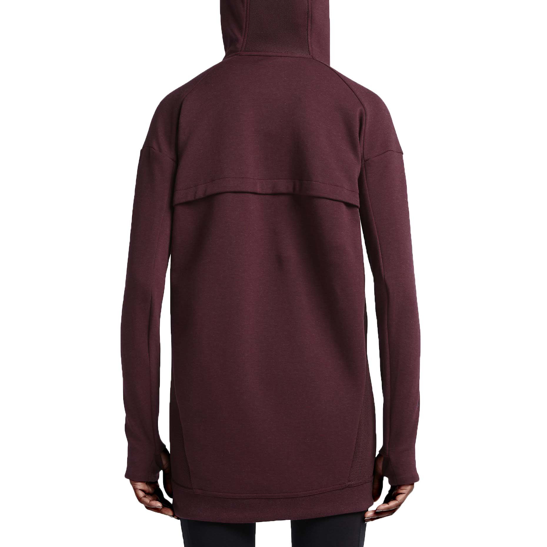 Nike Tech Fleece Mesh Cocoon Women's Jacket - Lightweight Hooded Windbreaker for Running, Travel & Outdoor Activities