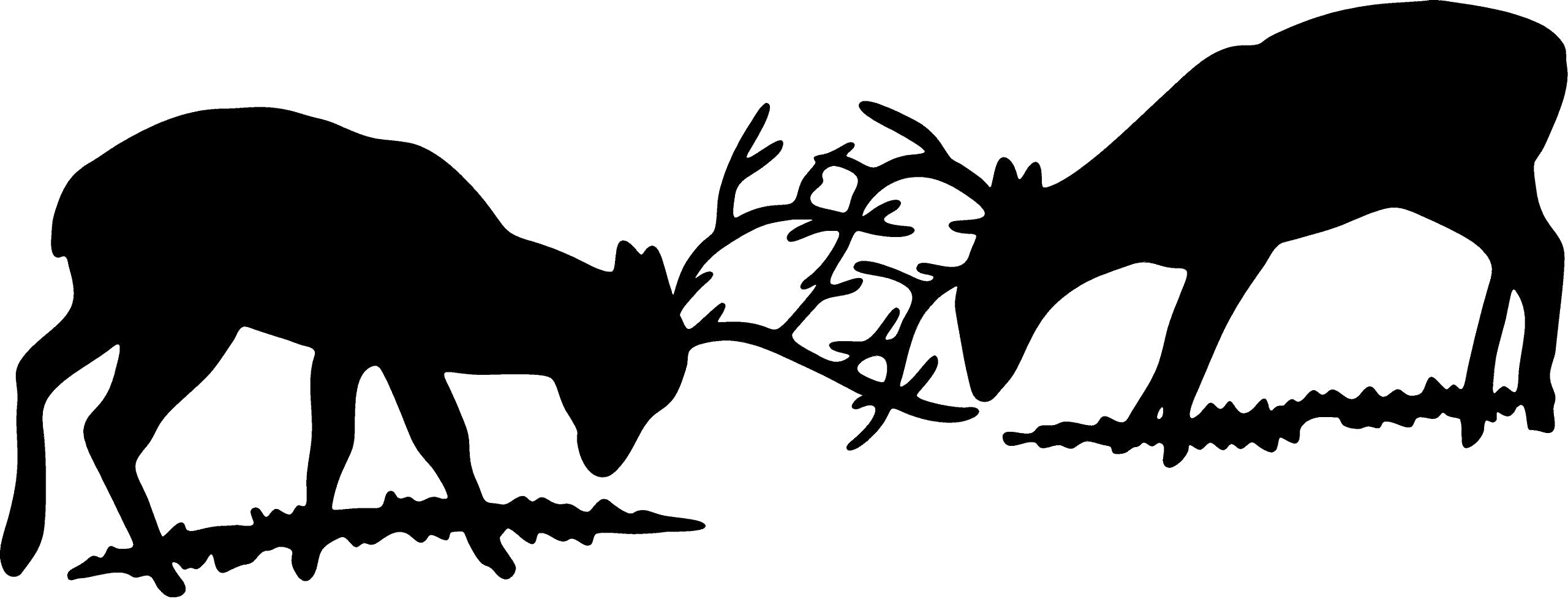 Bucks Fighting Vinyl Decal - Home & Wall Decor for Sports Fans