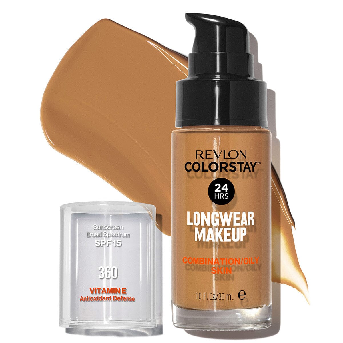 Revlon ColorStay Liquid Makeup for Combination to Oily Skin - Golden Caramel | Long-Lasting Full Coverage Foundation for Flawless Look | Perfect for Daily Wear & Special Occasions