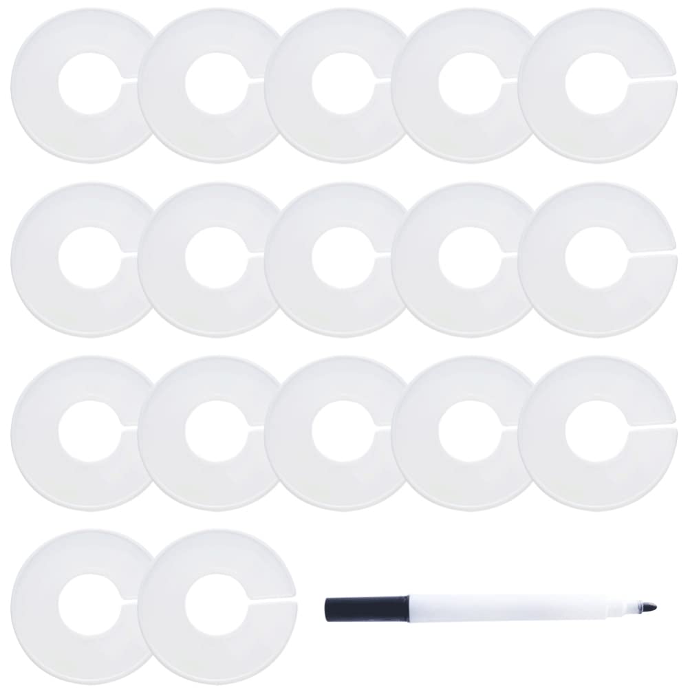 Baluue 30-Pack Closet Dividers - Adjustable Size Clothing Hanger Organizers for Kids & Adults - Perfect for Wardrobe, Closet, and Laundry Room Organization - Ideal for Sorting Clothes by Size, Season, or Family Member