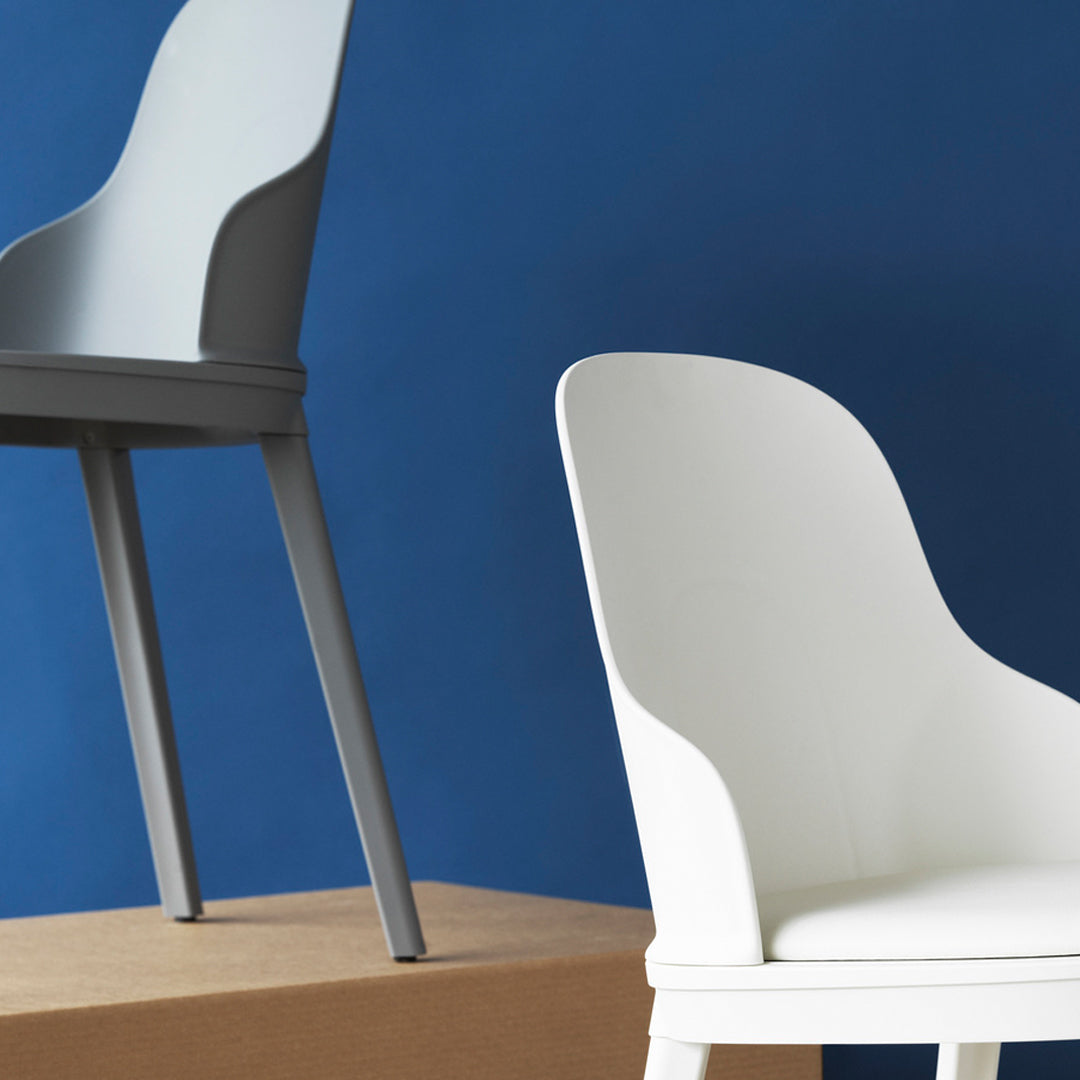 Allez Dining Chair - Upholstered Seat for Kitchen, Dining Room & Office - Comfortable Modern Chair for Home & Restaurant Use