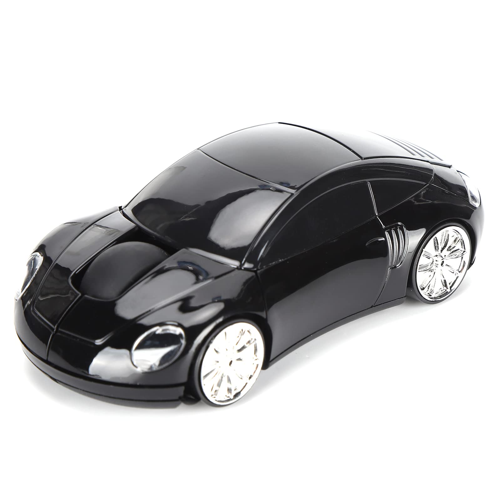 2.4G Wireless Car-Shaped Mouse with USB Receiver - Portable Optical Laptop Mouse for Notebook & Desktop Computers | Smart Power Saving Technology | Perfect for Office Work, Gaming & Travel Use
