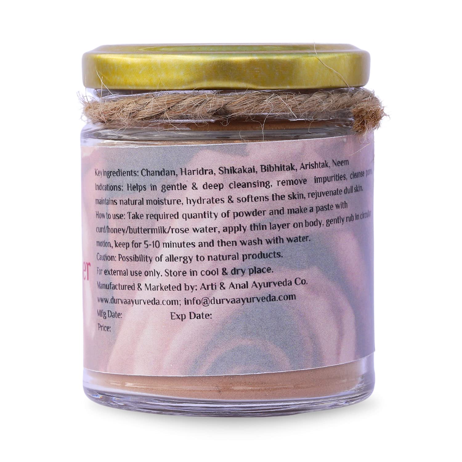 Best Ayurvedic Body Wash Powder for Deep Cleansing - 60g | Natural Body Cleanser with Herbal Ingredients | Perfect for Sensitive Skin & Daily Detox