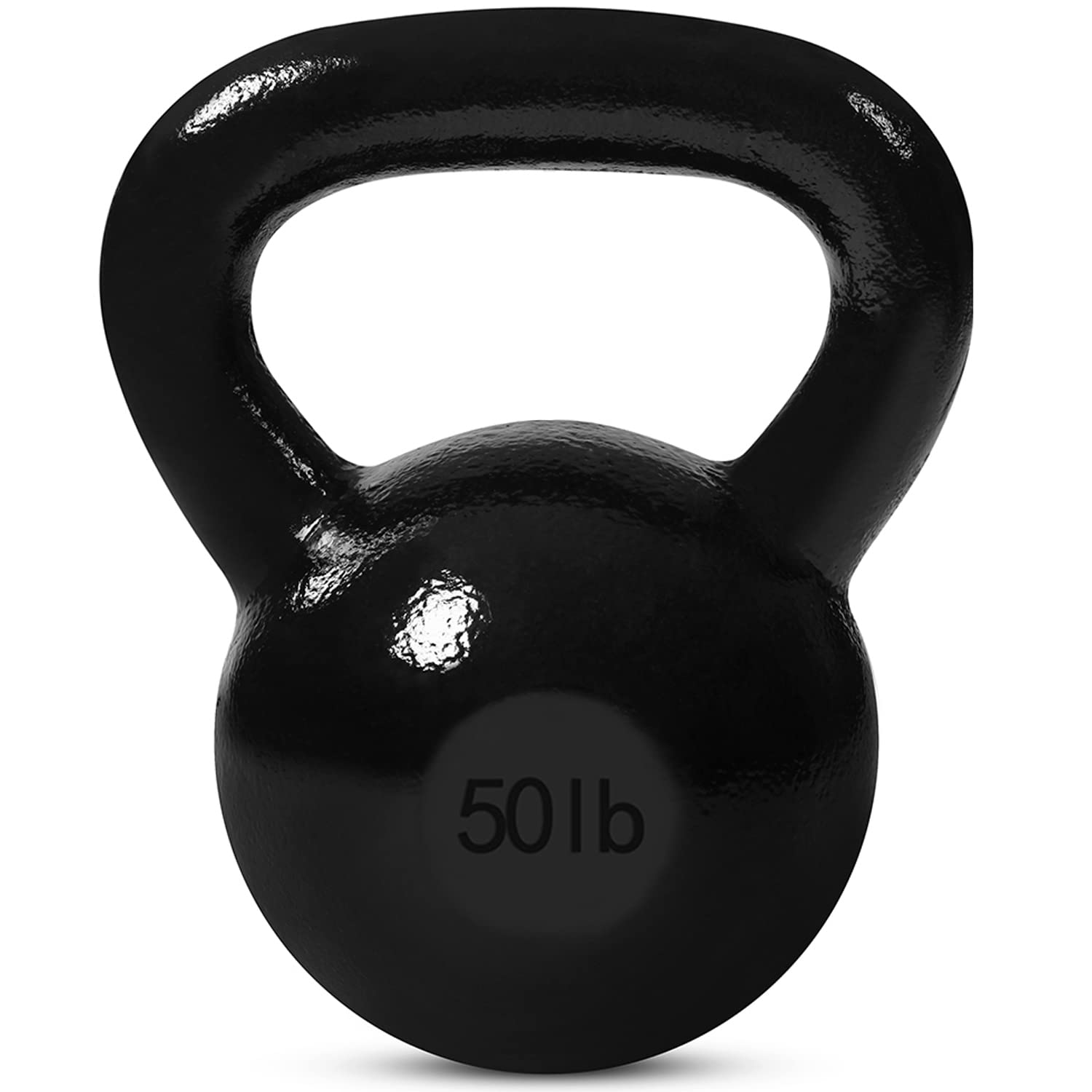 JFIT Cast Iron Kettlebell Weights 5-60lbs for Ballistic Exercise, Core Strength & Functional Training - Free Weight Equipment for Home Gym, CrossFit, HIIT Workouts & Strength Training