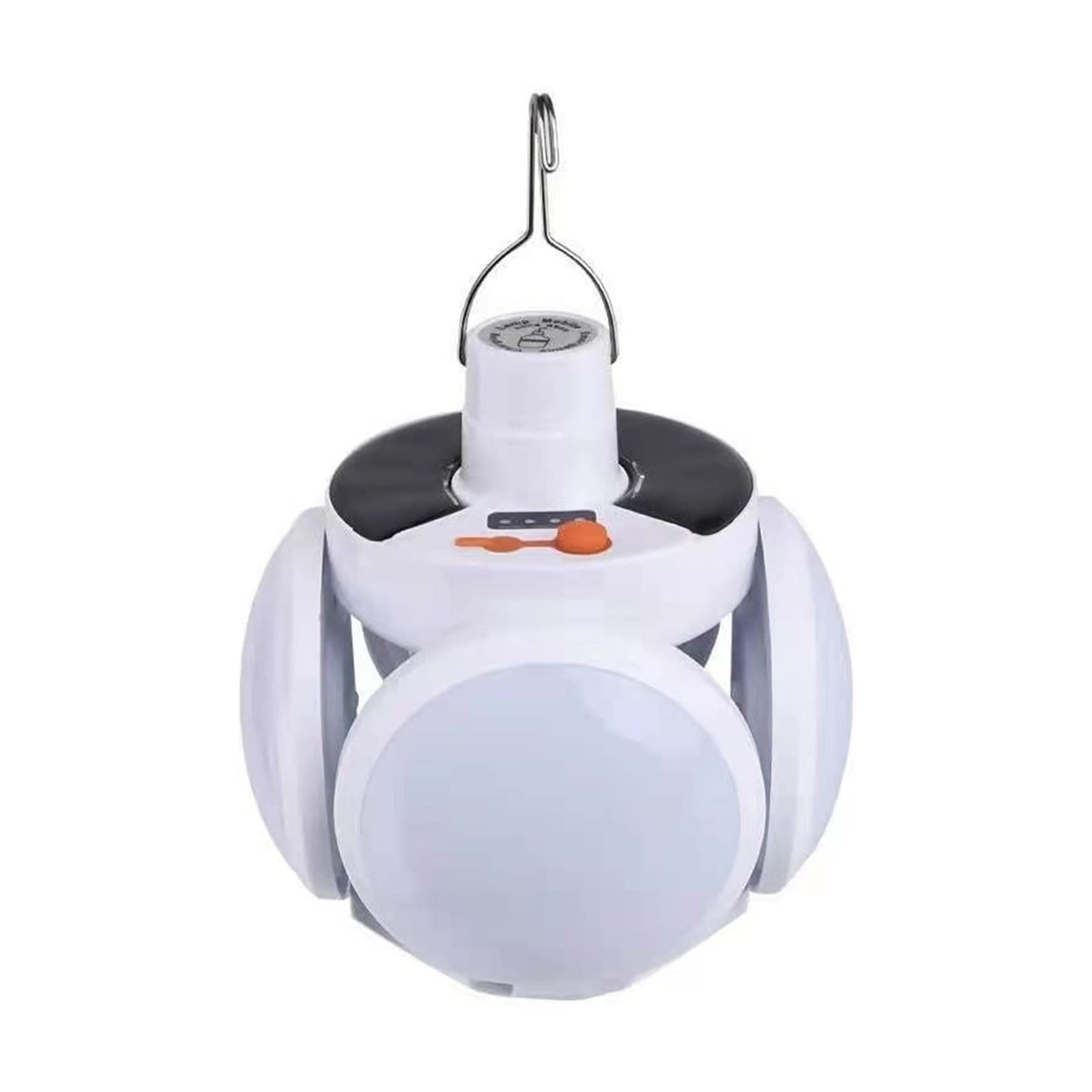 TOPOB Solar Powered LED Light Bulbs - Waterproof Outdoor Emergency Lighting for Night Markets, Street Stalls, Camping & Power Outages (White, 66 * 53 * 44.5mm) - Perfect for Backyard Parties, Festivals & Emergency Preparedness