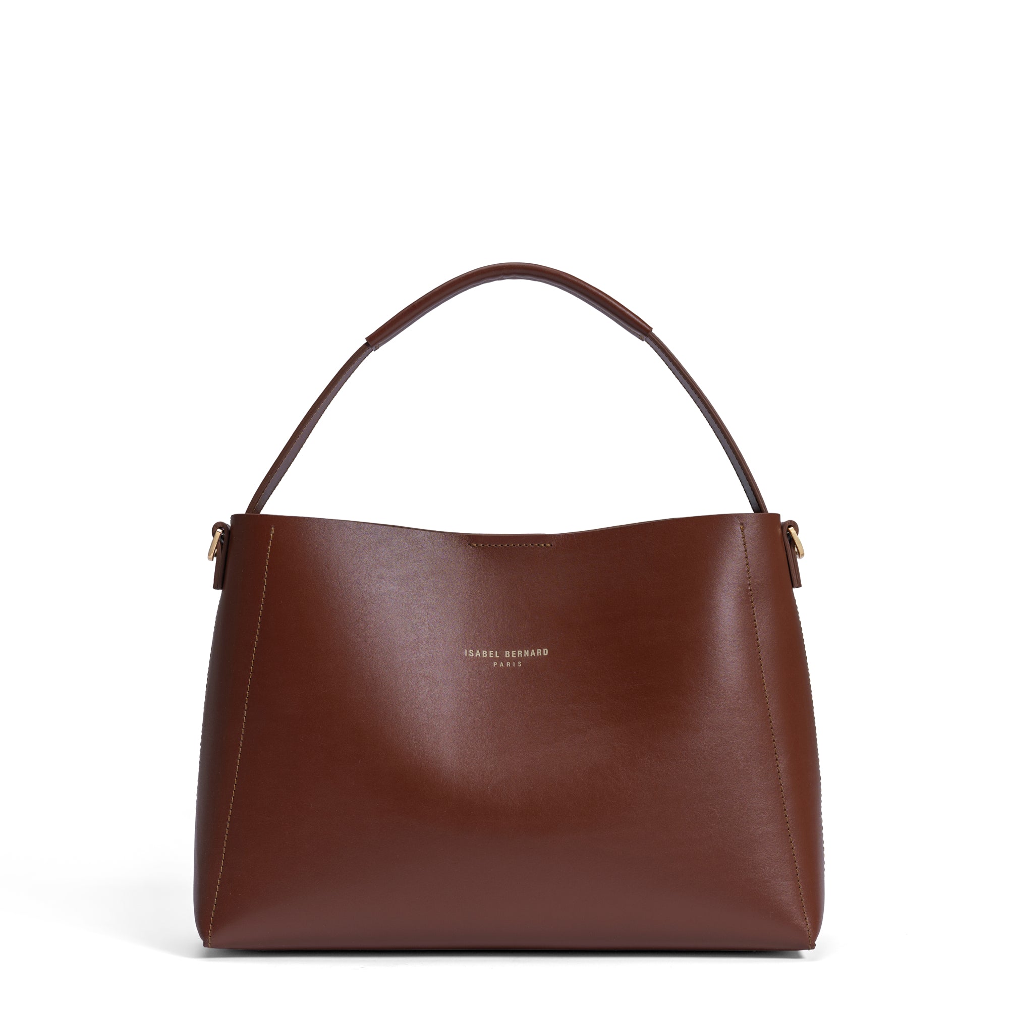 Montmartre Béatrice Cognac Vegetable Tanned Leather Handbag for Women - Elegant Crossbody Purse with Adjustable Strap, Perfect for Work, Travel & Evening Out