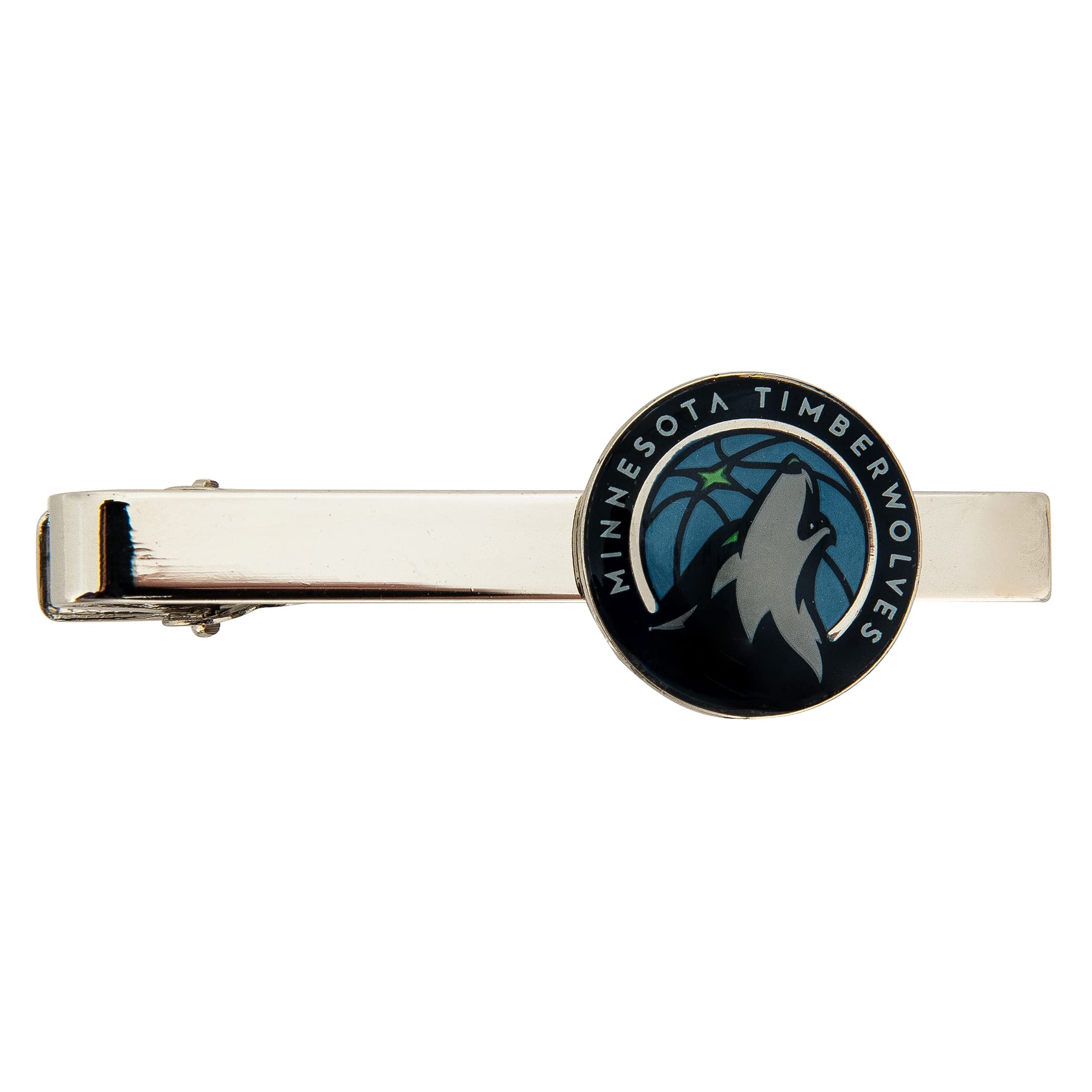 Minnesota Timberwolves NBA Tie Bar Clip - Desert Cactus Design with Official Team Logo - Perfect for Basketball Games, Office Wear & Formal Events