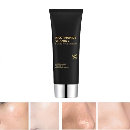 Niacinamide Vitamin C Black Tube Cream for Skin - Multifunctional Hydrating Niacinamide Makeup Cream, Niacinamide Vitamin C Facial Cream, Nicotinamide with Vitamin C (1pc) - Perfect for Daily Skincare & Makeup Routine