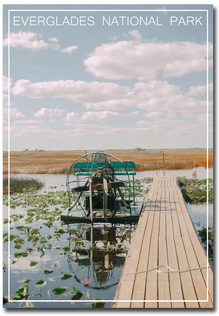 Everglades National Park Florida Souvenir Fridge Magnet - 2.5