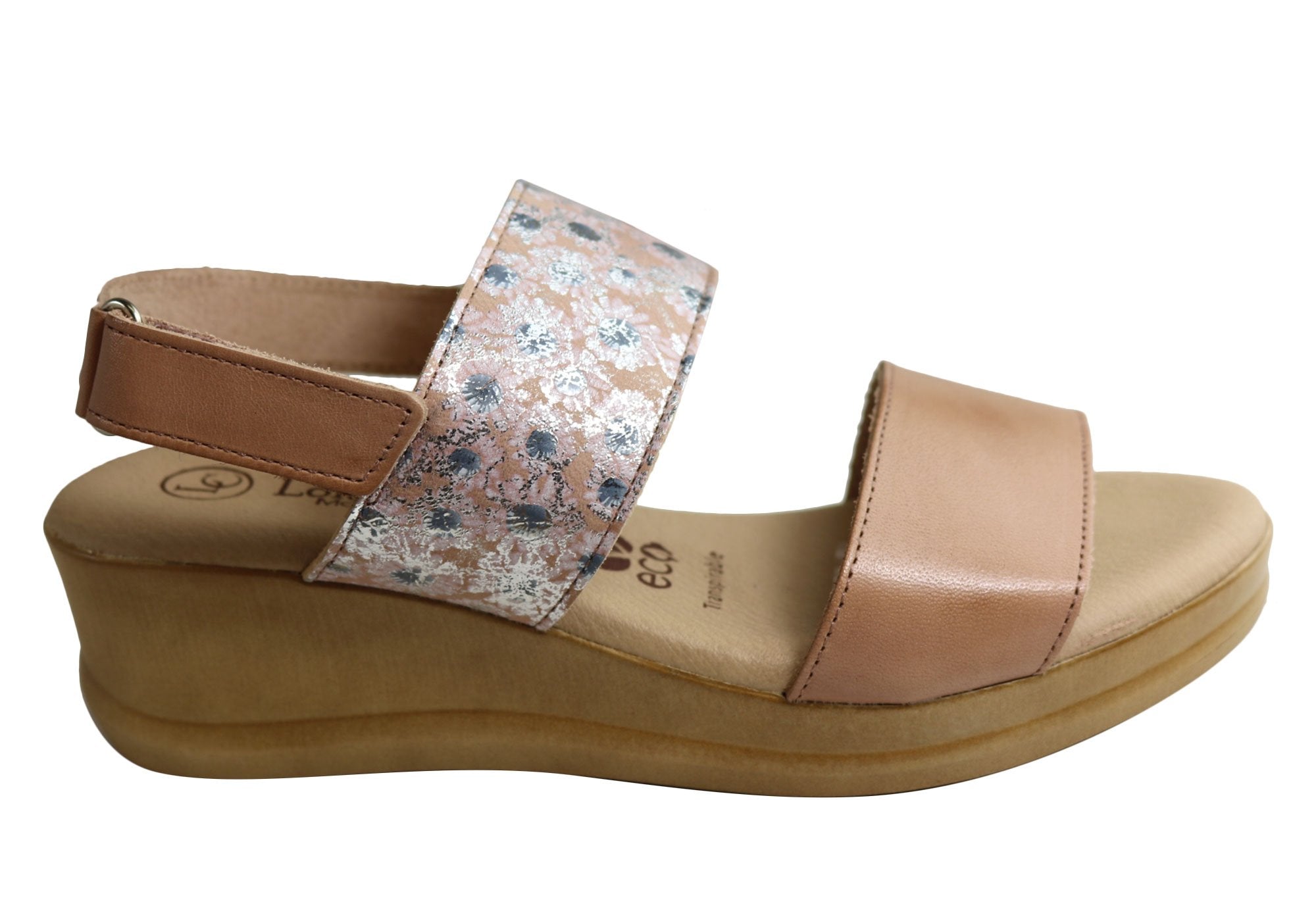Lola Canales Ava Women's Comfort Leather Wedge Sandals - Handmade in Spain - Perfect for Summer, Beach & Casual Outings