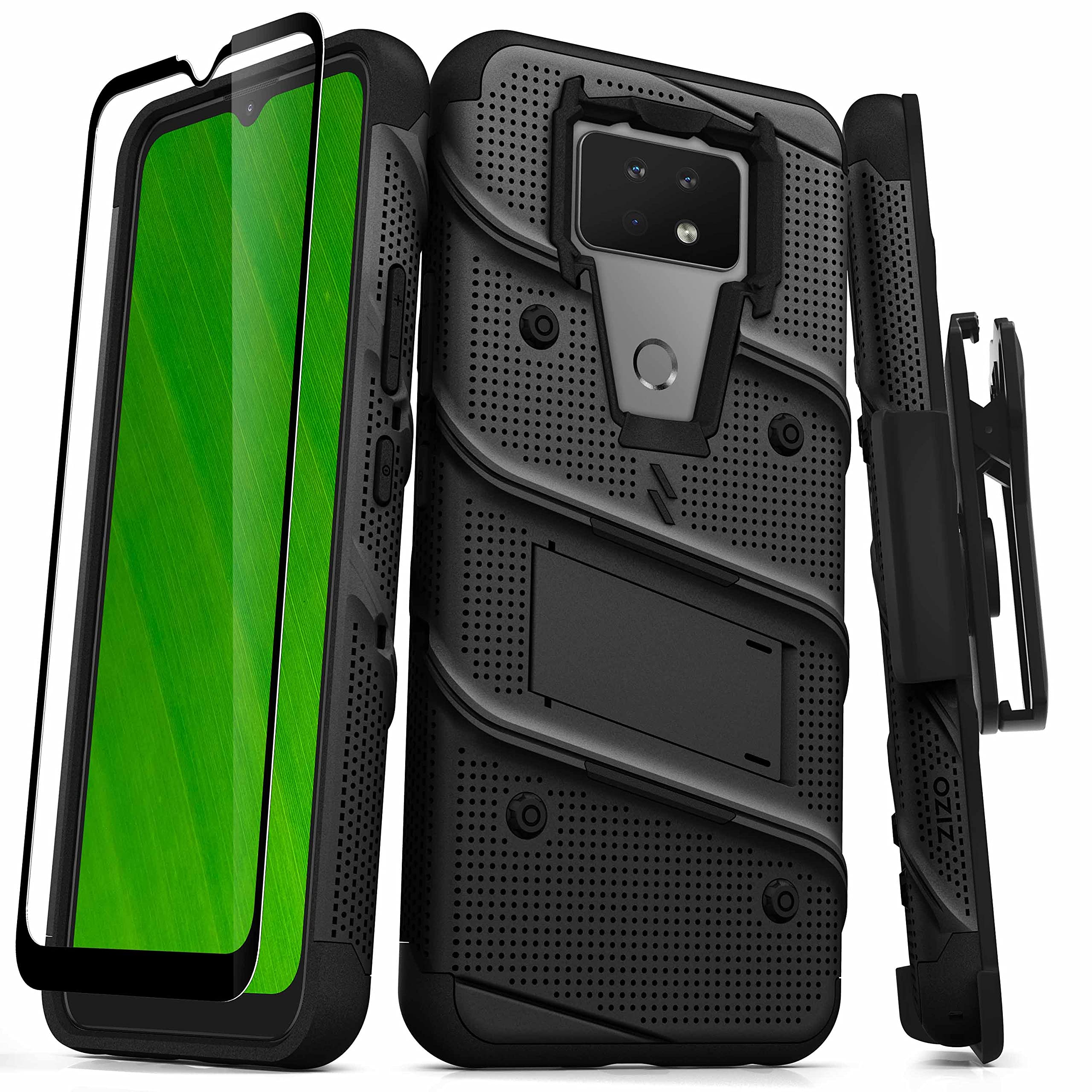 ZIZO Bolt Cricket Ovation 2 Case with Kickstand - Black for Sports Protection