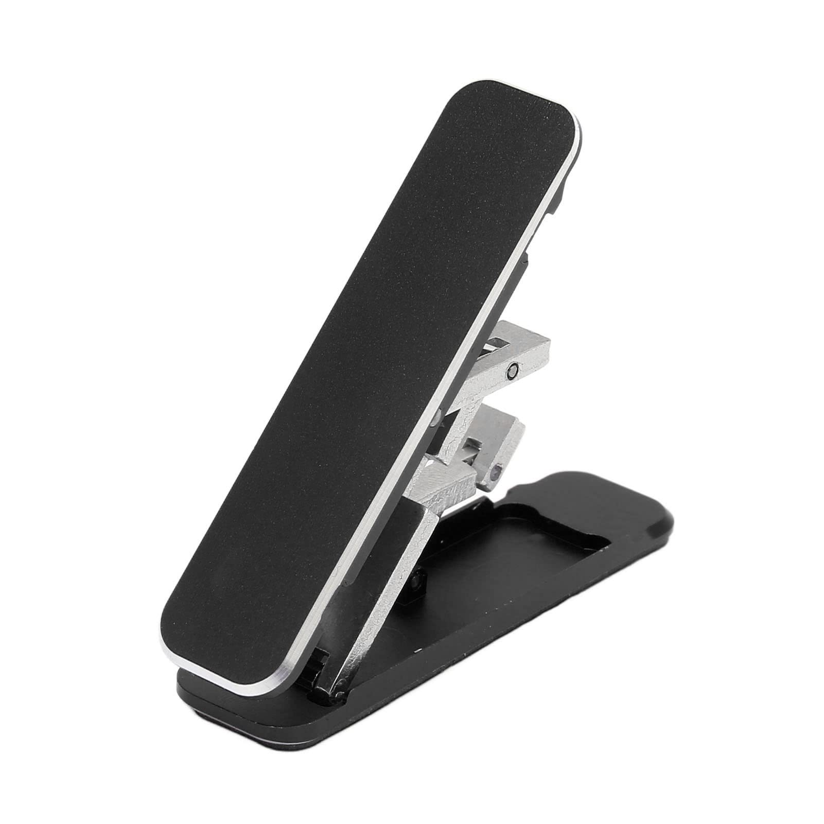 Jopwkuin Multi-Angle Adjustable Phone Stand - Foldable Phone Holder with Wide Compatibility & Stable Triangular Base for Watching Movies, Video Calls & Hands-Free Use (Black) - Perfect for Home, Office & Travel