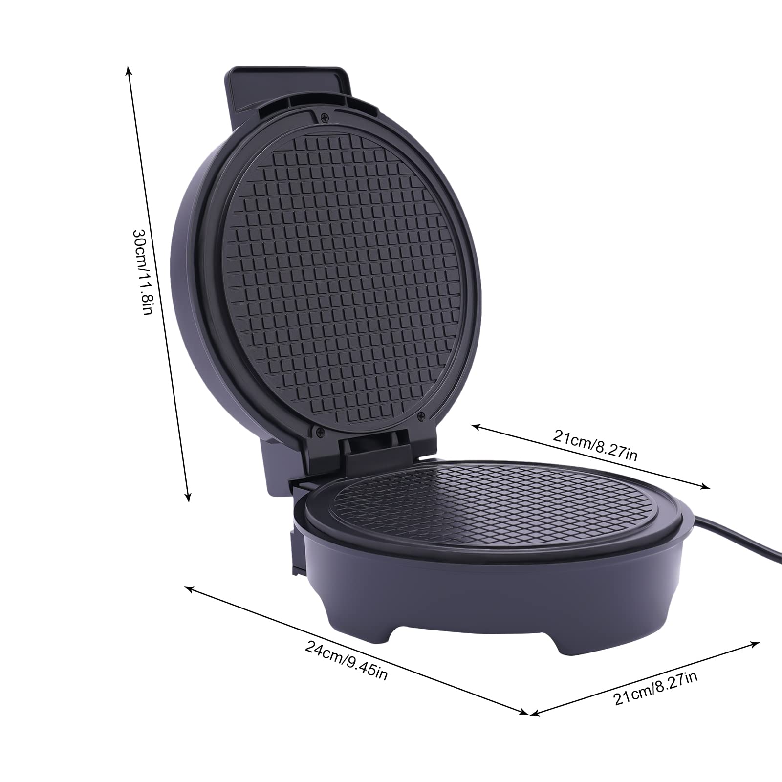 Best Belgian Waffle Maker with Cone - Non-Stick Electric Waffle Iron for Homemade Waffles, Pancakes & Ice Cream Cones - Perfect for Breakfast, Desserts & Party Snacks