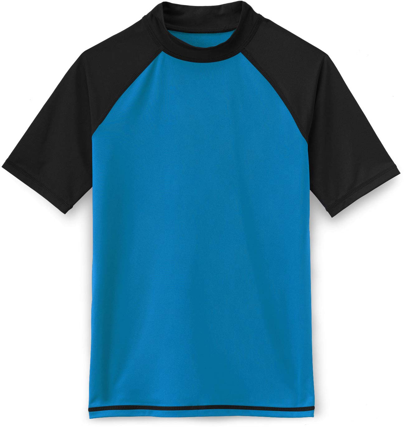 TSLA UPF 50+ Kids Sun Protection Rash Guard Shirt - Short Sleeve UV Swim Top for Boys & Girls - Ideal for Surfing, Swimming, Beach & Pool Activities