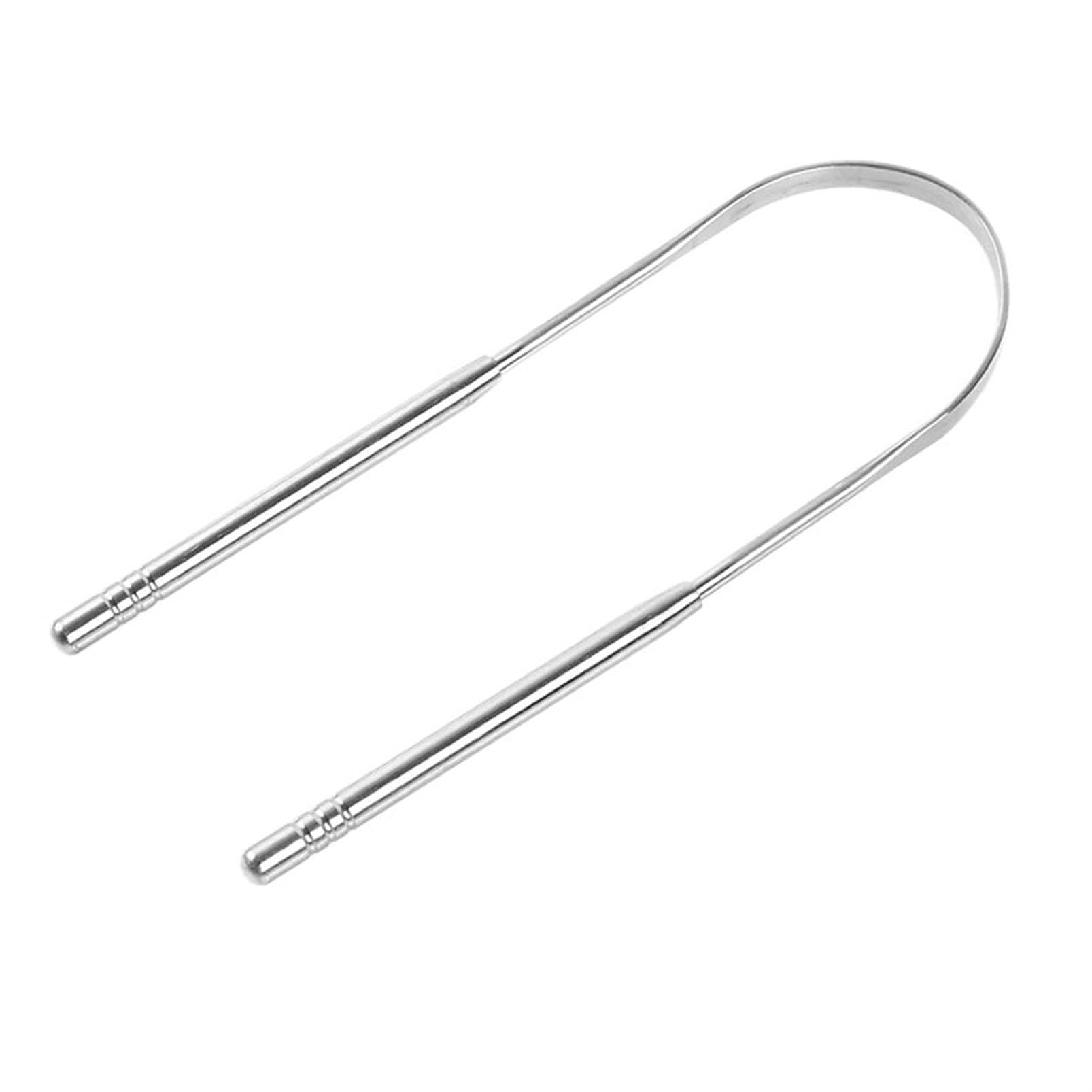 Premium Stainless Steel Tongue Cleaner Scraper - Durable & Portable for Travel, Adults Oral Hygiene - Freshens Breath & Promotes Healthy Teeth - Perfect for Daily Dental Care & On-the-Go Use