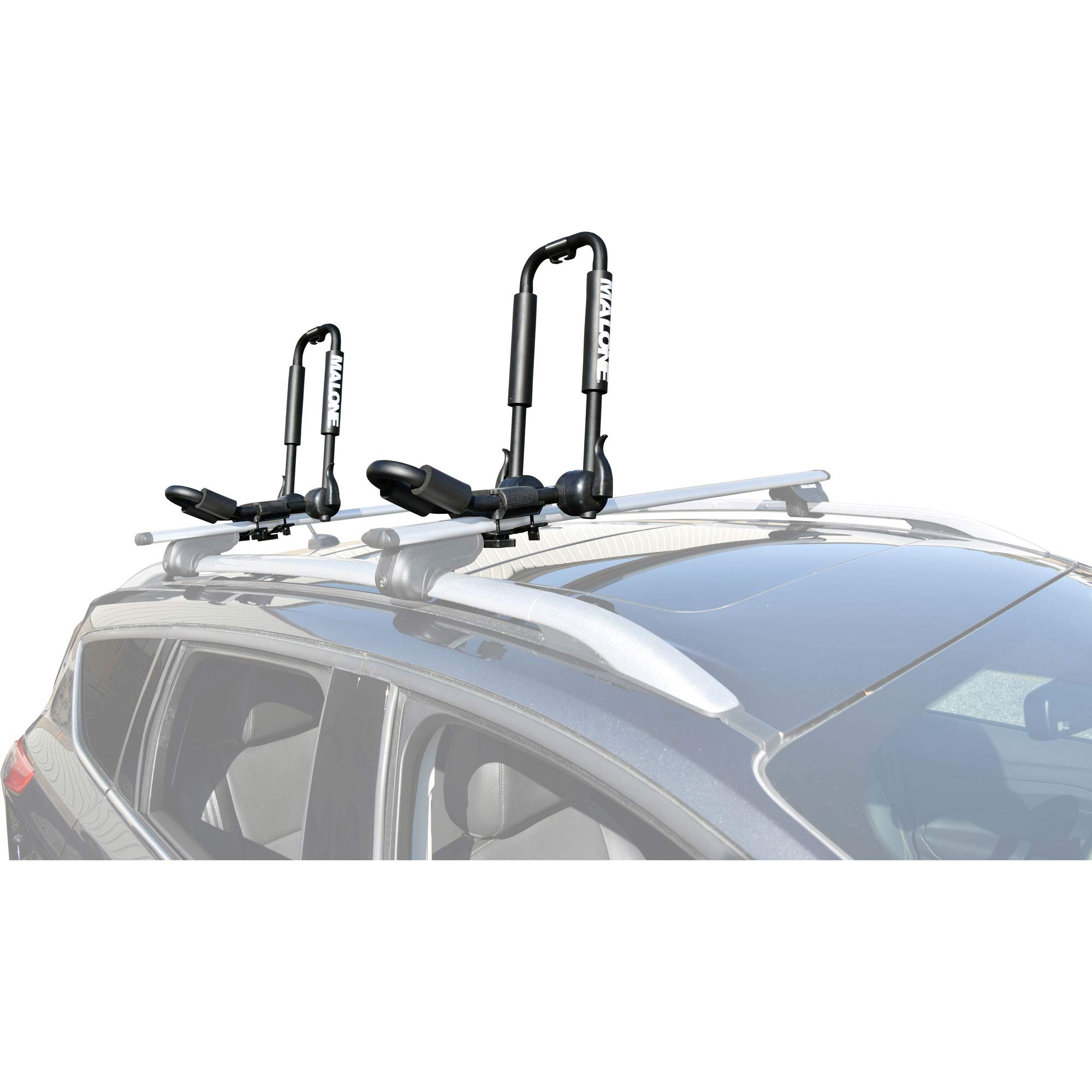 Malone Foldaway-J Kayak Carrier - Lightweight & Adjustable Kayak Roof Rack for Cars, SUVs & Trucks - Perfect for Outdoor Adventures, Camping & Water Sports