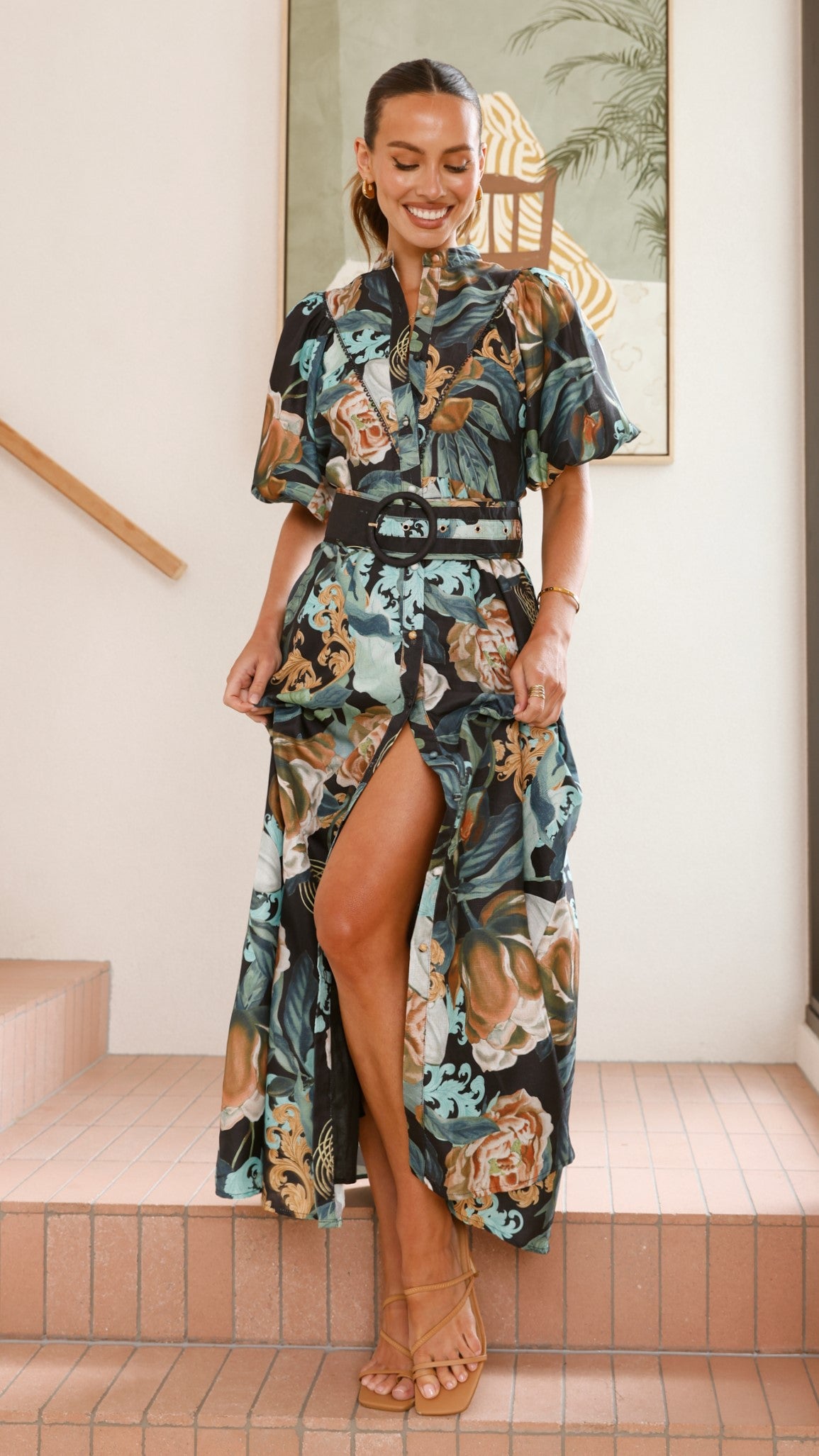 Hedley Maxi Dress for Women - Elegant Black Long Flowy Dress for Summer, Beach, Parties & Casual Wear