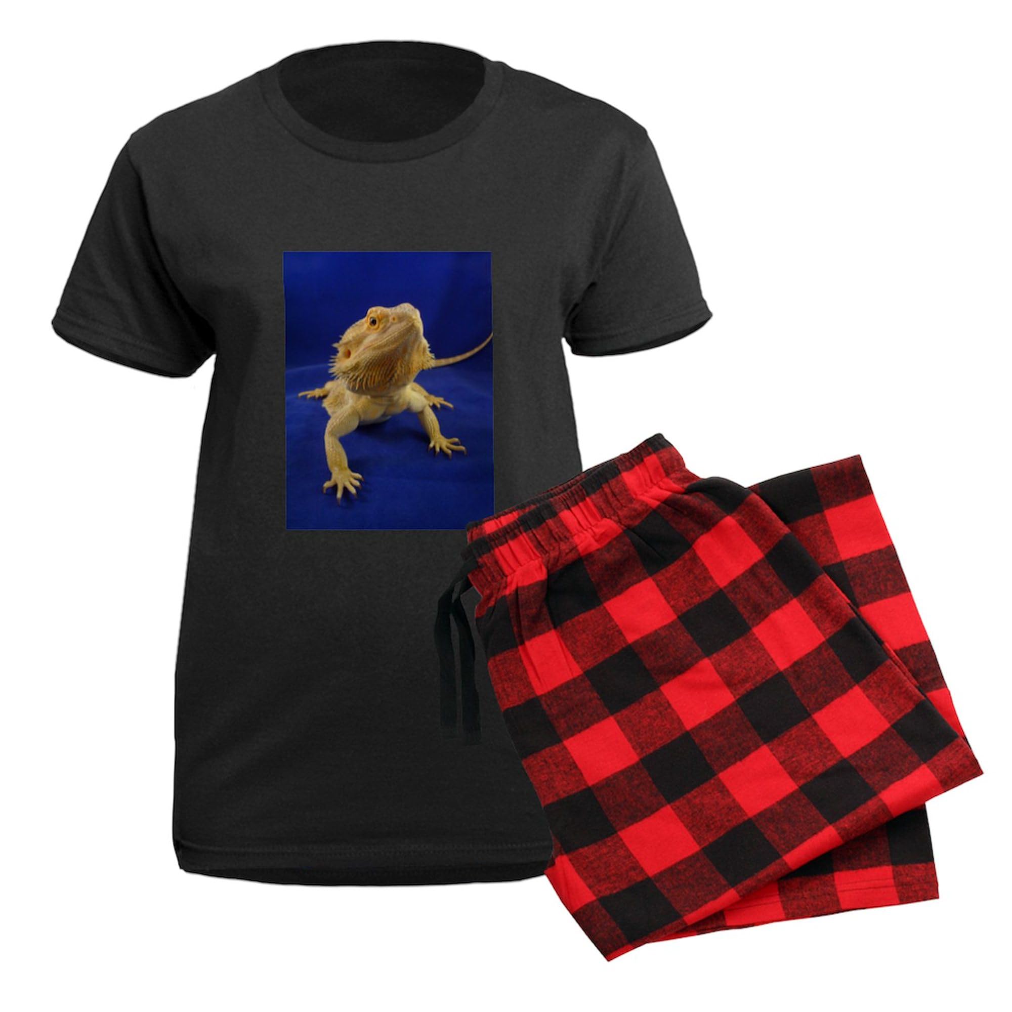 Bearded Dragon Pajamas for Women - Cute Reptile Themed Sleepwear & Lounge Pajama Set | Perfect for Sleeping, Lounging & Reptile Lover Gifts