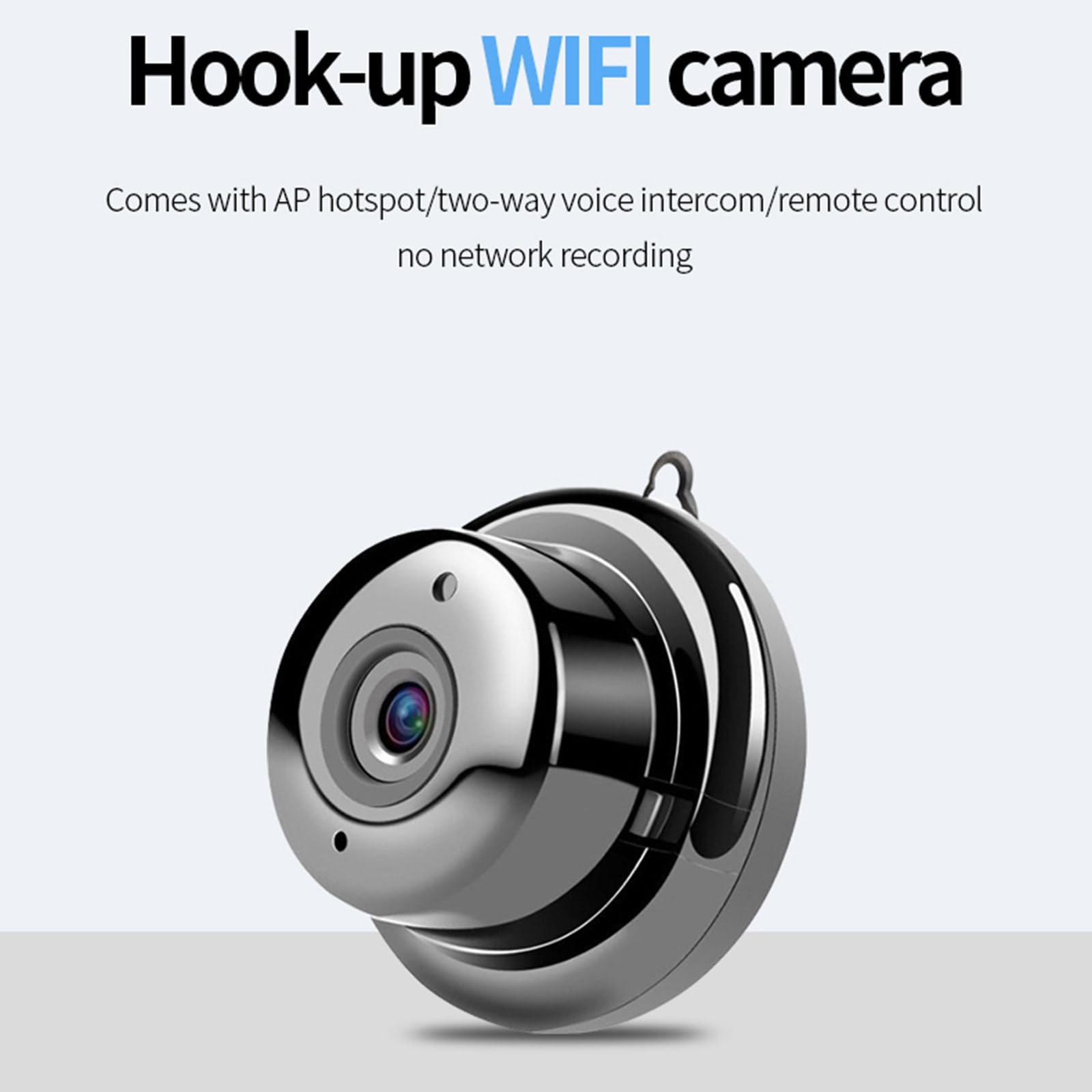 Paopaoldm WiFi Security Camera - Indoor/Outdoor Small Camera with Remote Viewing & Phone App - Monitor Home, Baby, Pets & More