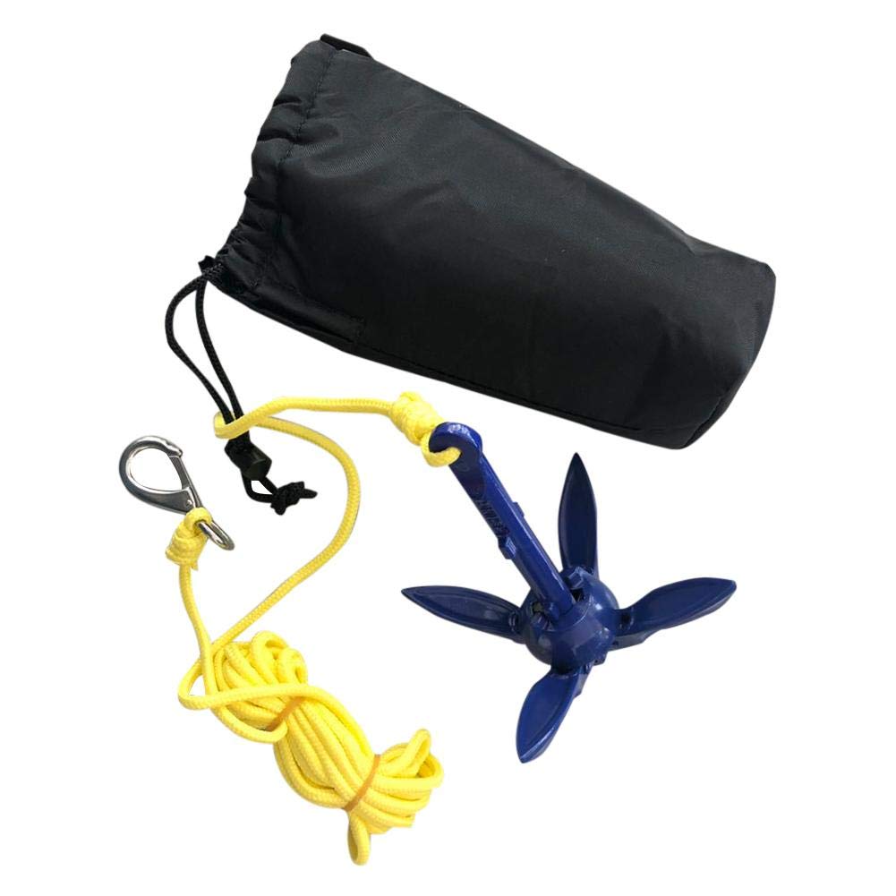 Premium Kayak Anchor Kit - Heavy Duty Paddle Board & Boat Anchor for Kayaks, Canoes, Motorboats | Secure Fishing, Camping & Water Sports Gear
