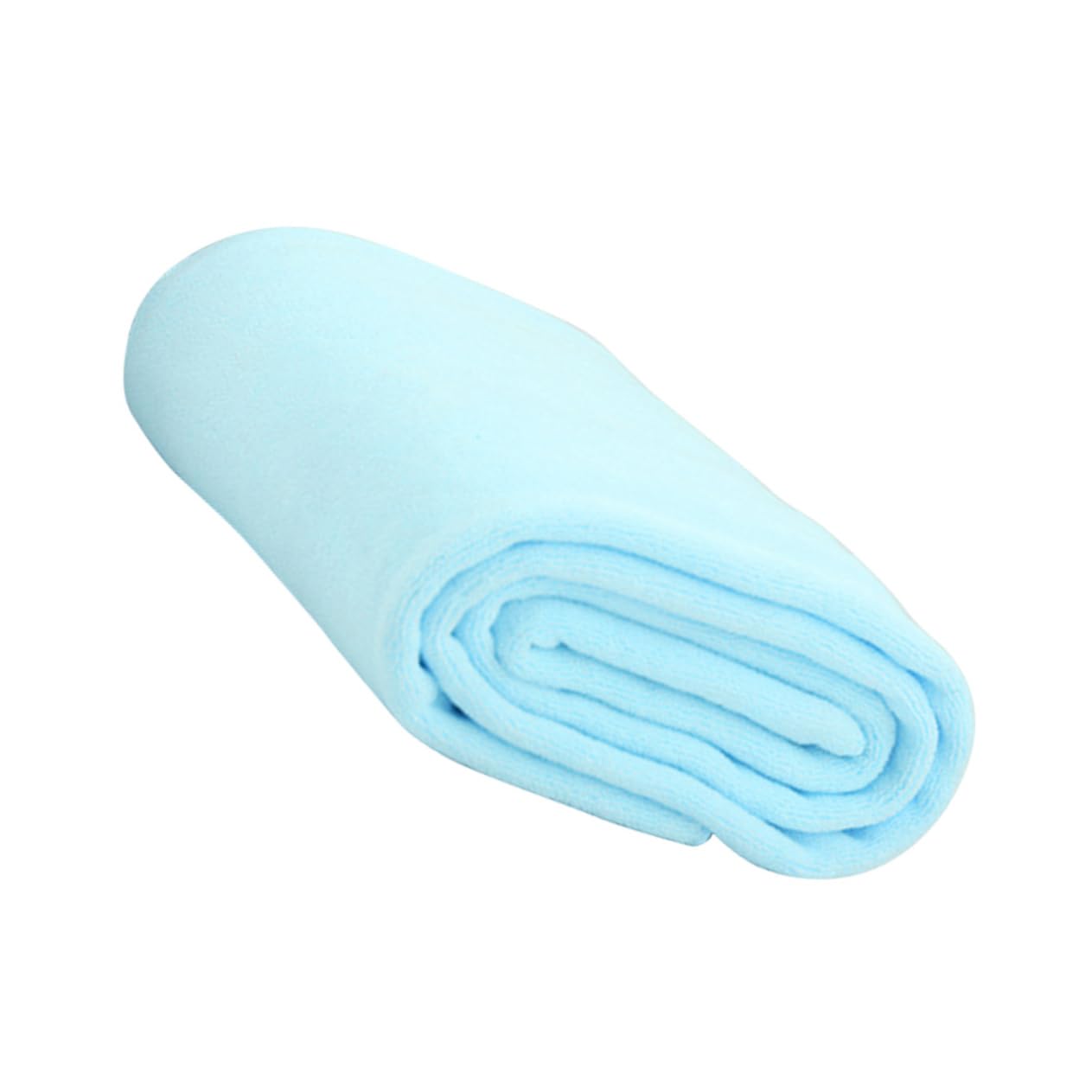 Premium 30x70cm Light Blue Towels & Washcloths Set - Soft Bath, Hair, Face & Car Cleaning Cloths for Home, Spa & Travel Use